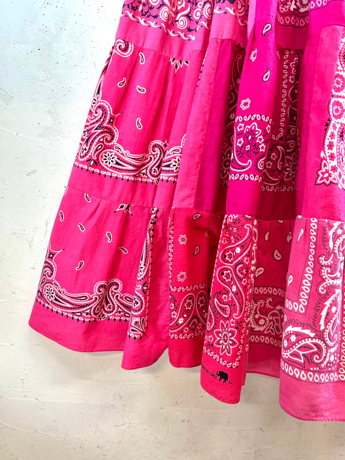 Vintage Bandana Patchwork  Dress 〜Amy Nina〜[G30653]