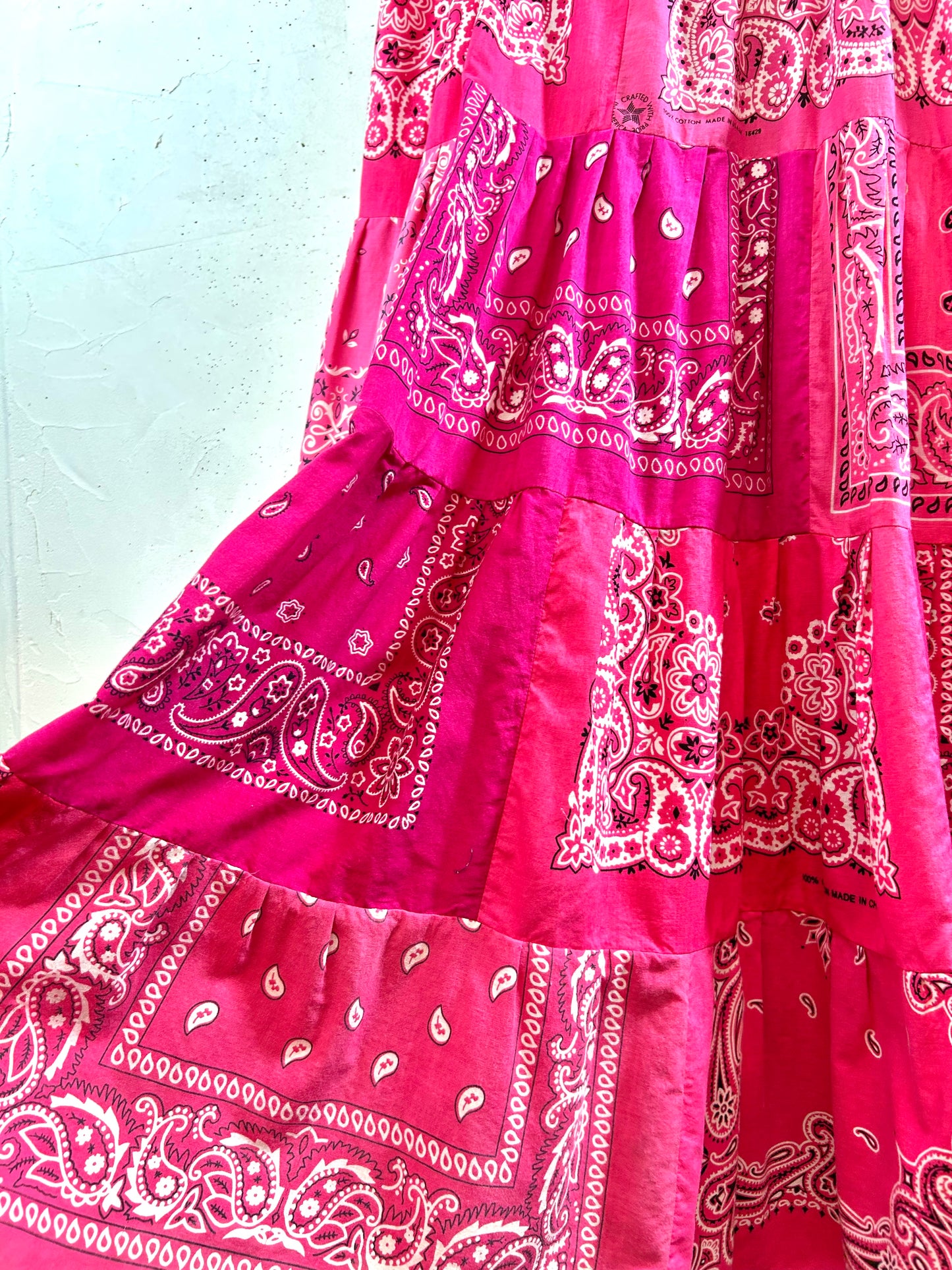 Vintage Bandana Patchwork  Dress 〜Amy Nina〜[G30653]