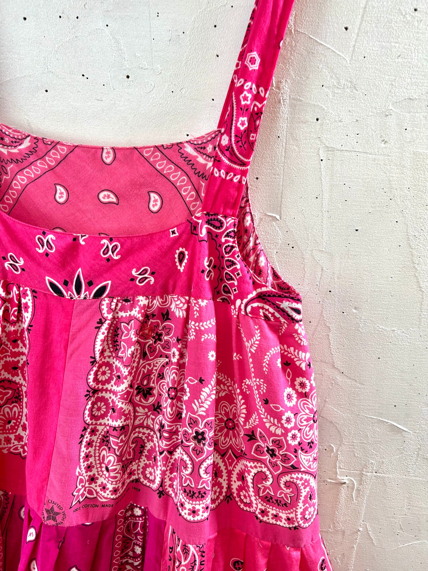 Vintage Bandana Patchwork  Dress 〜Amy Nina〜[G30653]