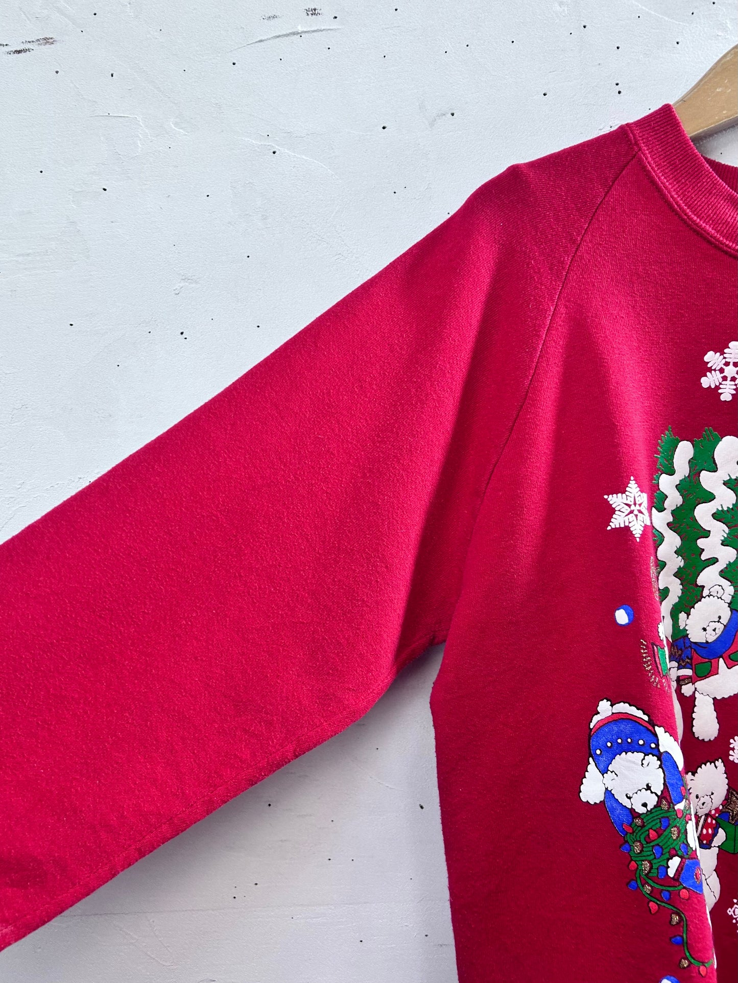 Vintage Xmas Sweat MADE IN USA 〜JERZEES〜  [L29129]