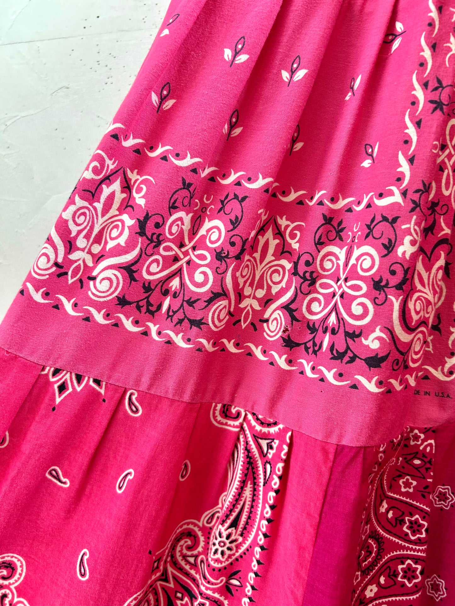 Vintage Bandana Patchwork  Dress 〜Amy Nina〜[G30653]