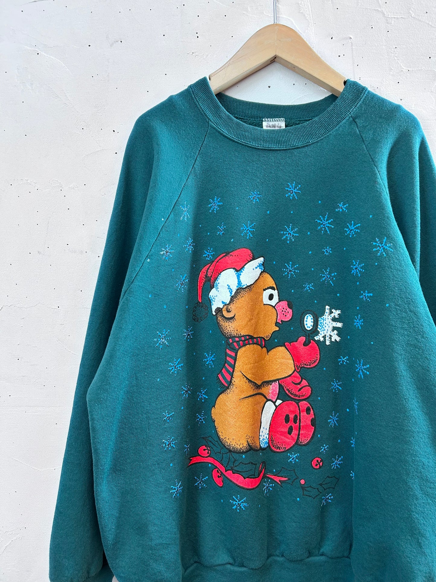 Vintage Xmas Sweat MADE IN USA 〜FRUIT OF THE LOOM〜  [L29128]