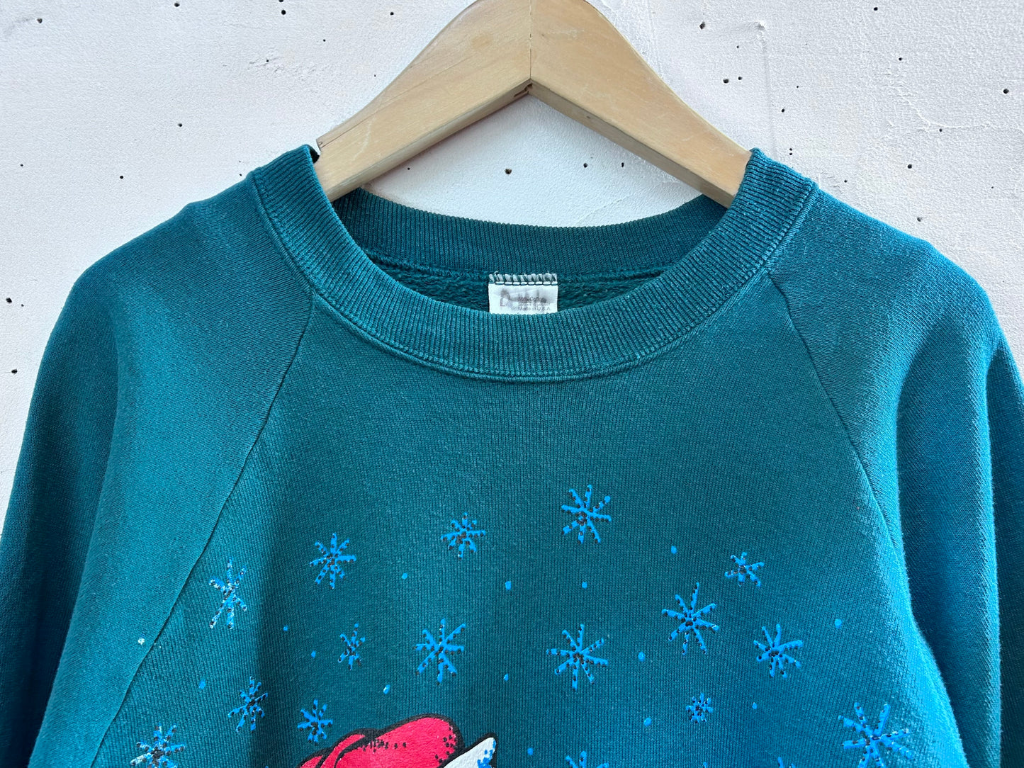 Vintage Xmas Sweat MADE IN USA 〜FRUIT OF THE LOOM〜  [L29128]