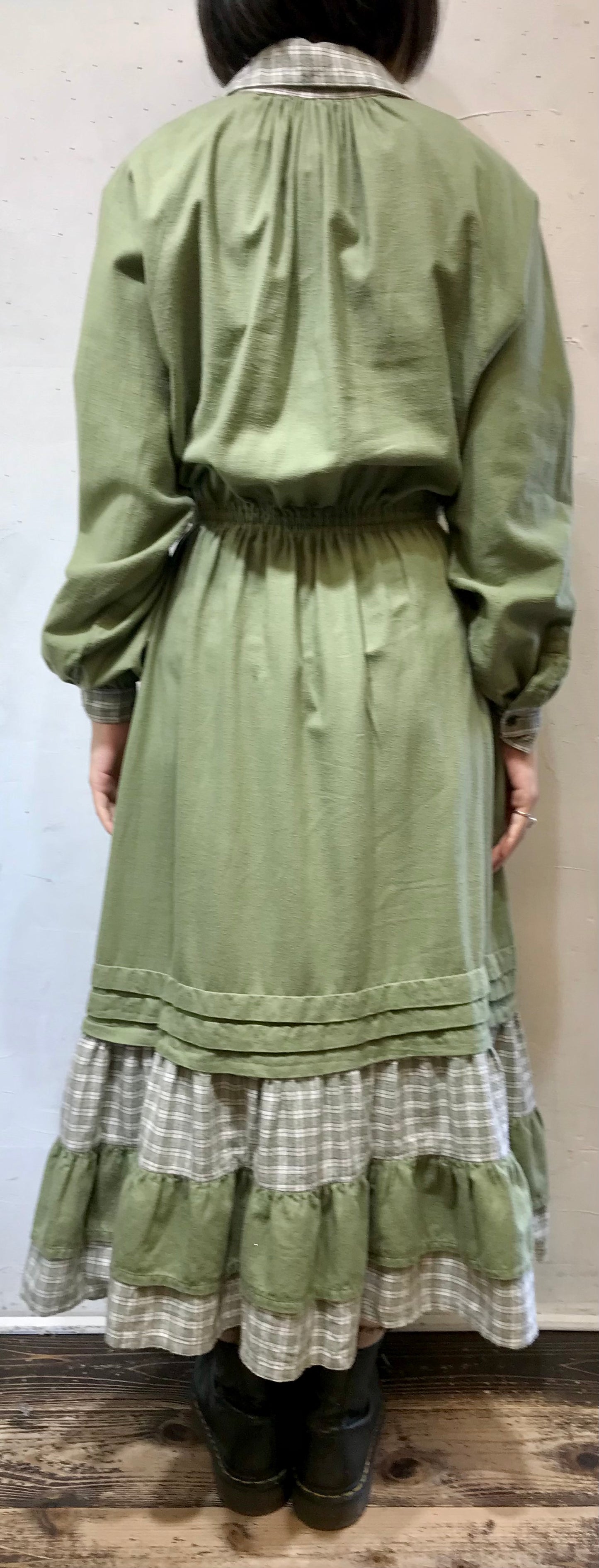 Vintage Tiered Dress [K25613]