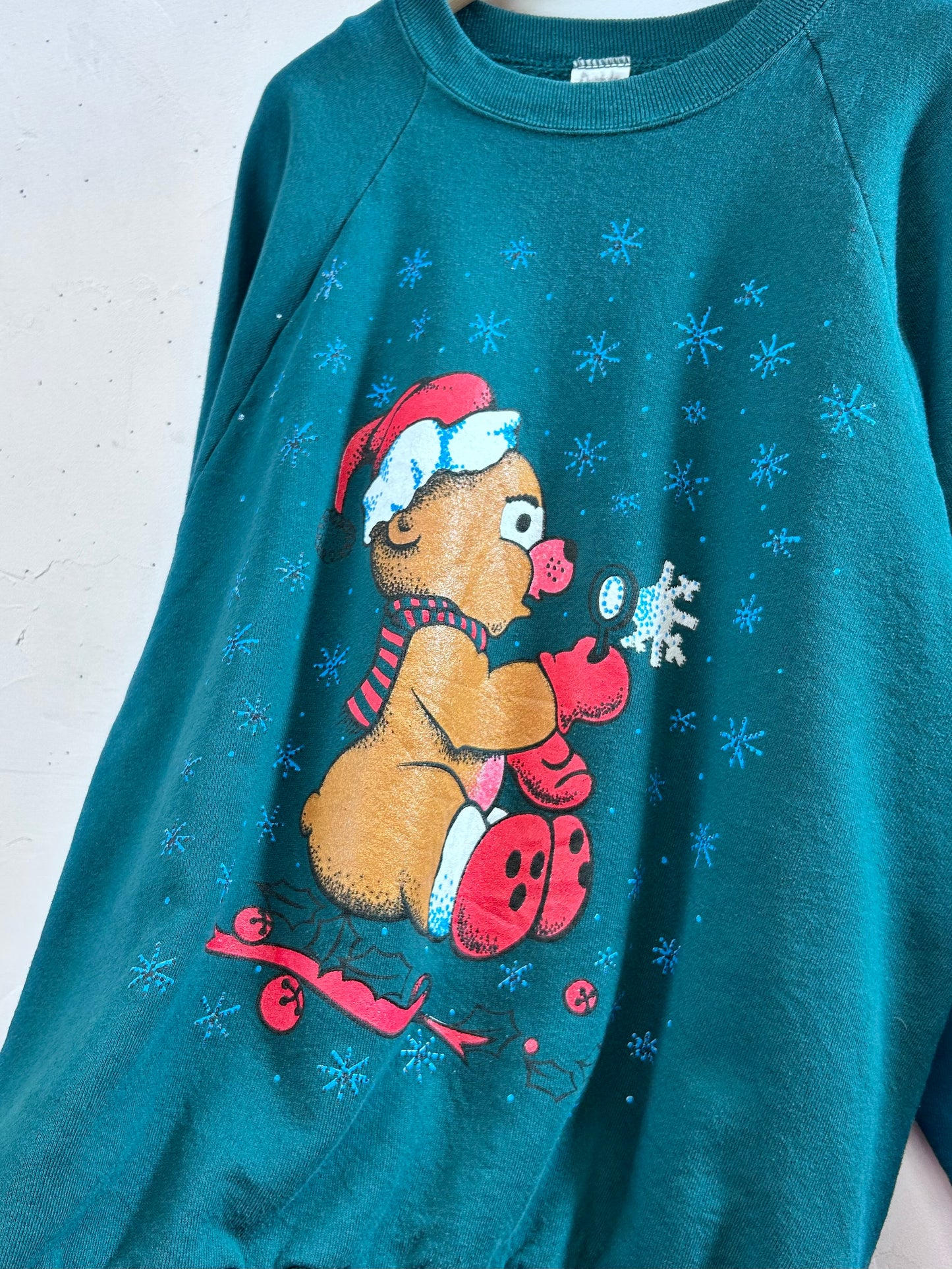 Vintage Xmas Sweat MADE IN USA 〜FRUIT OF THE LOOM〜  [L29128]