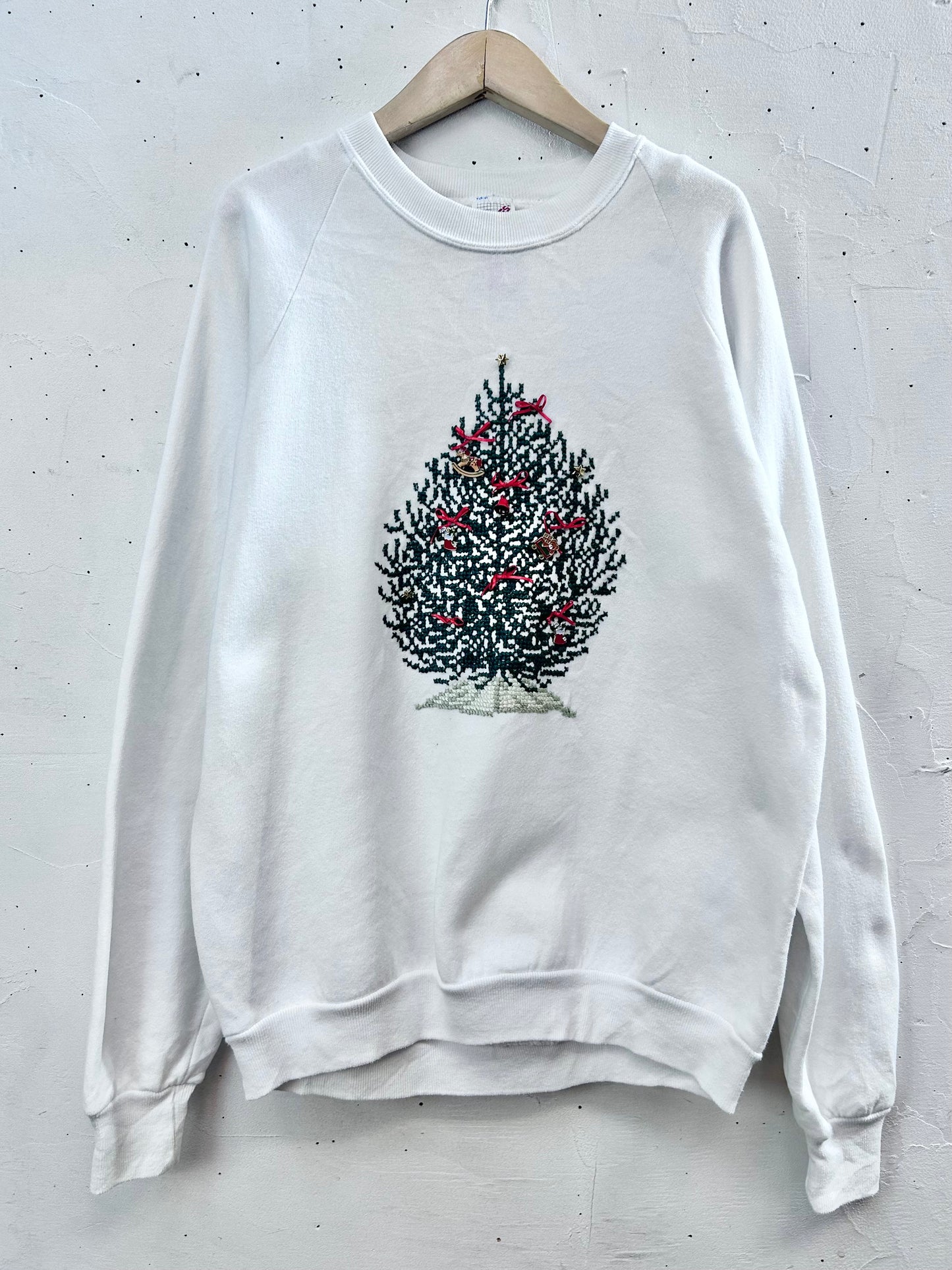 Vintage Xmas Sweat MADE IN USA 〜JERZEES〜  [L29130]