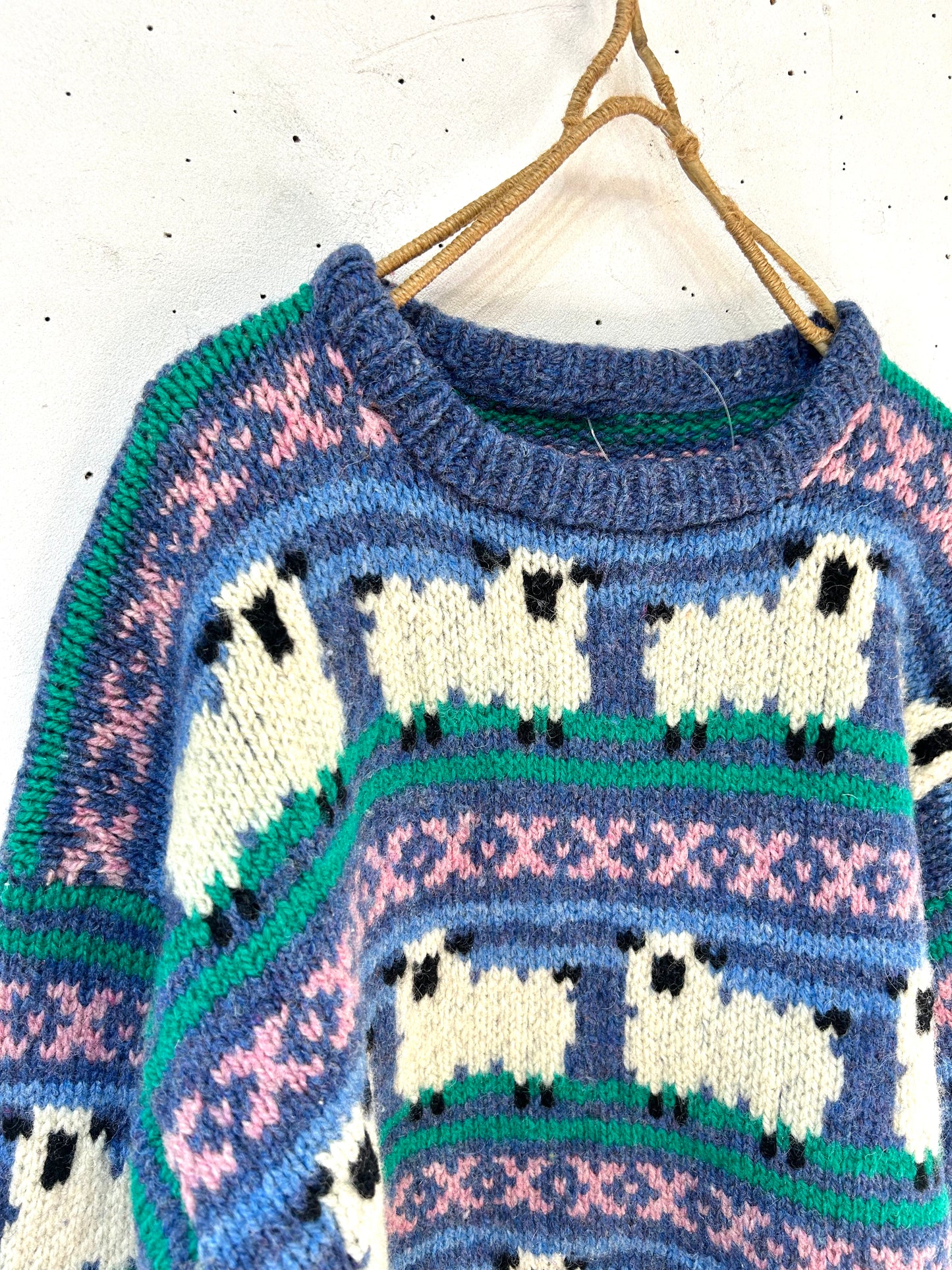 Vintage Hand Knit Sweater [J25314]
