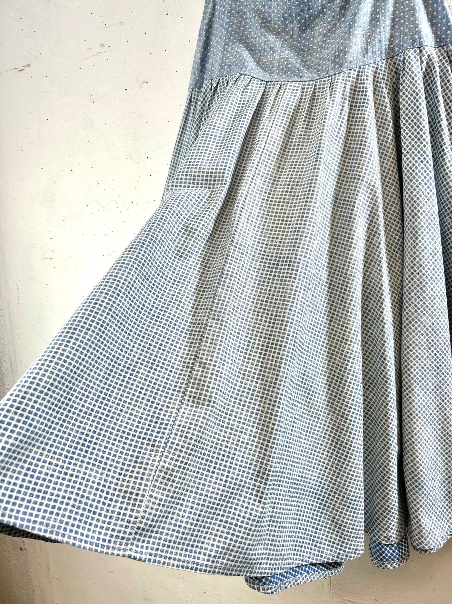 Vintage Tiered Skirt  MADE IN FRANCE [F30421]