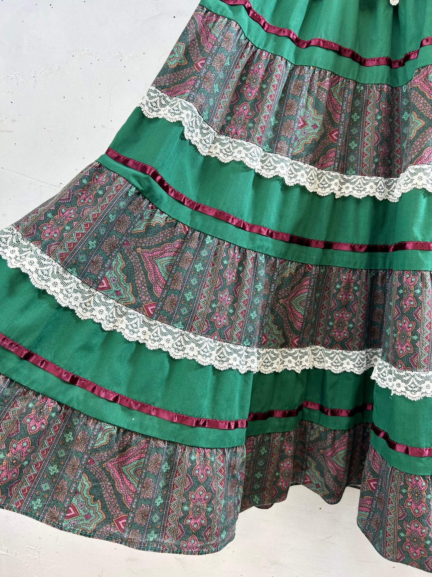 Vintage Tiered Skirt [G28065]