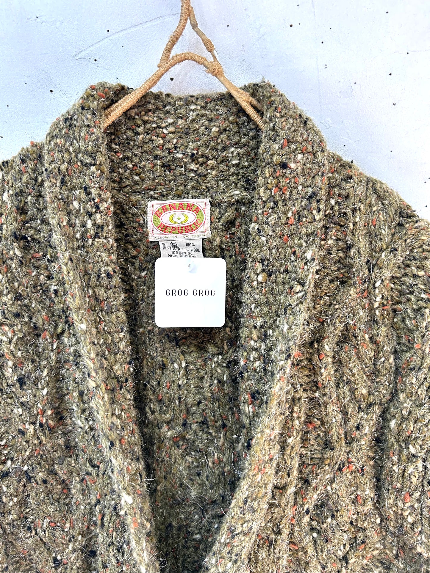Vintage Knit Vest 〜BANANA REPUBLIC〜 [J25316]