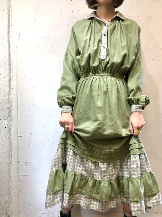 Vintage Tiered Dress [K25613]