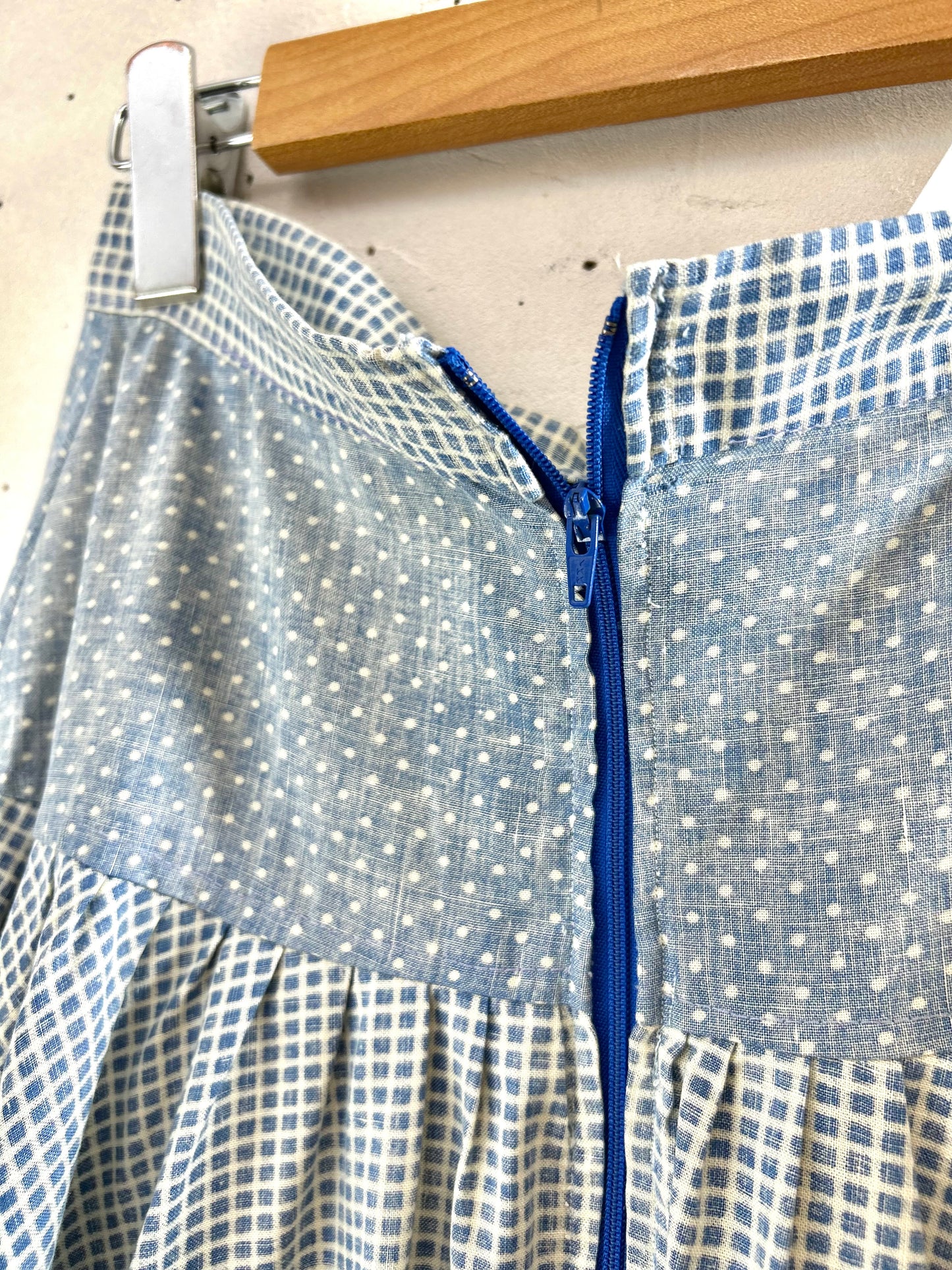 Vintage Tiered Skirt  MADE IN FRANCE [F30421]