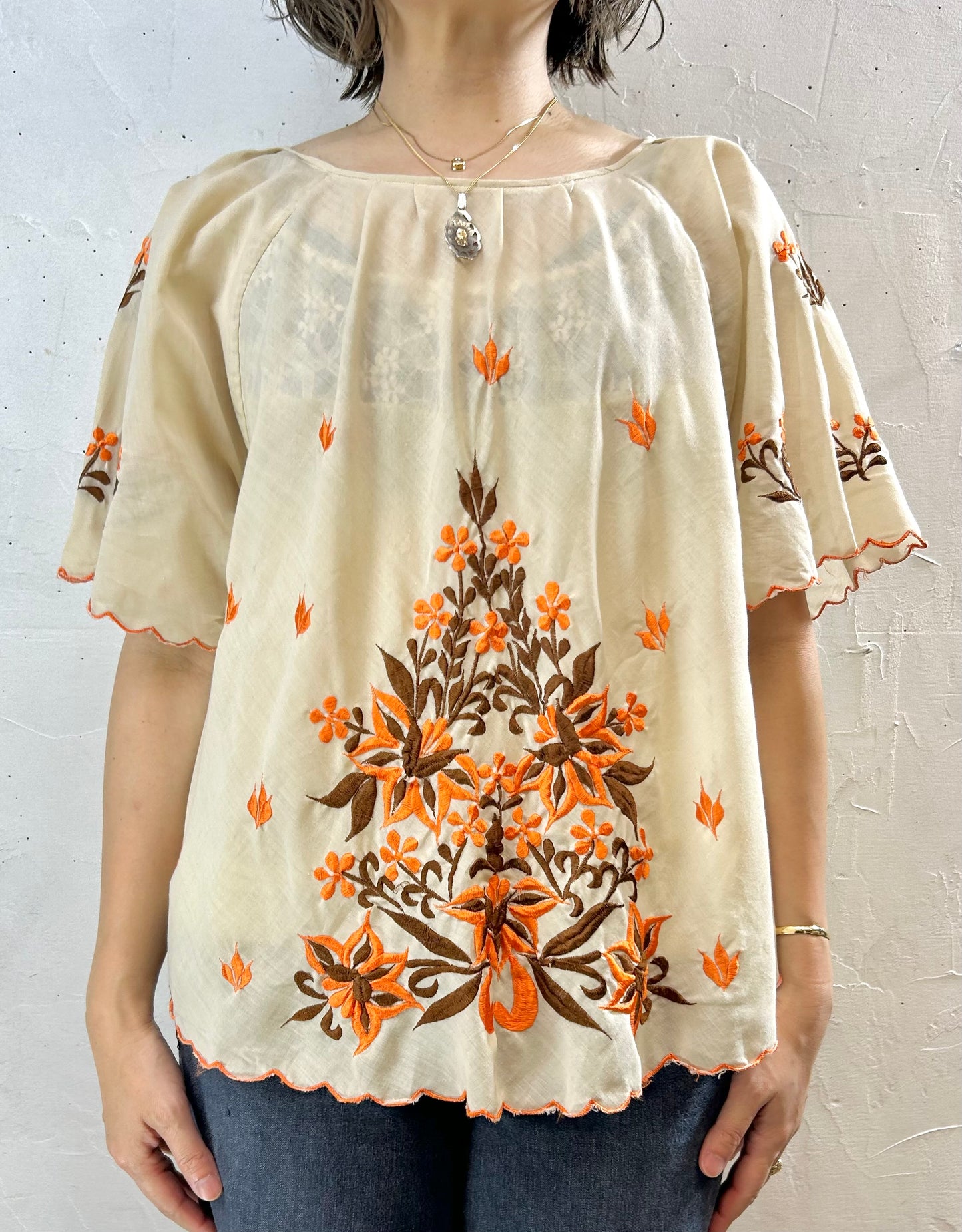 Vintage Embroidery Tunic [F27759]