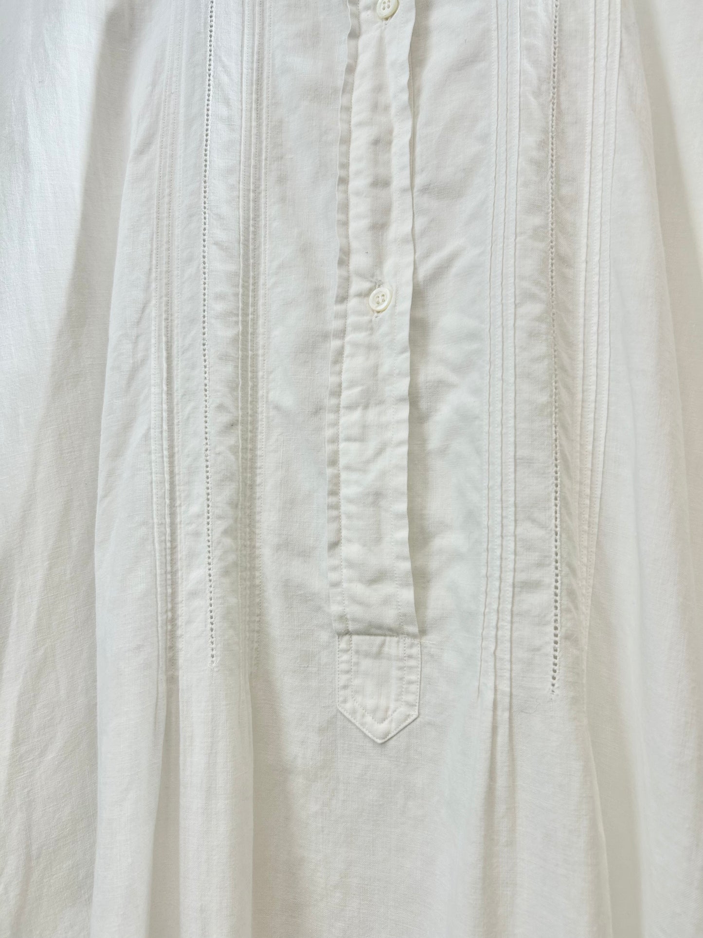 '40s-'50s Vintage White Dress [C29791]