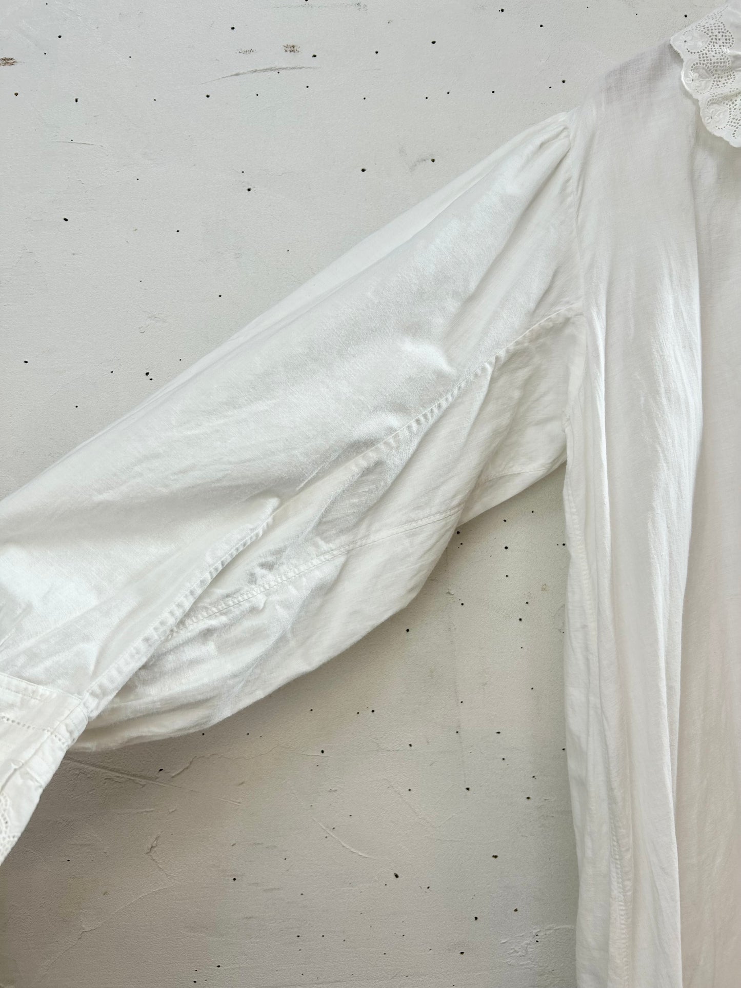 '40s-'50s Vintage White Dress [C29791]