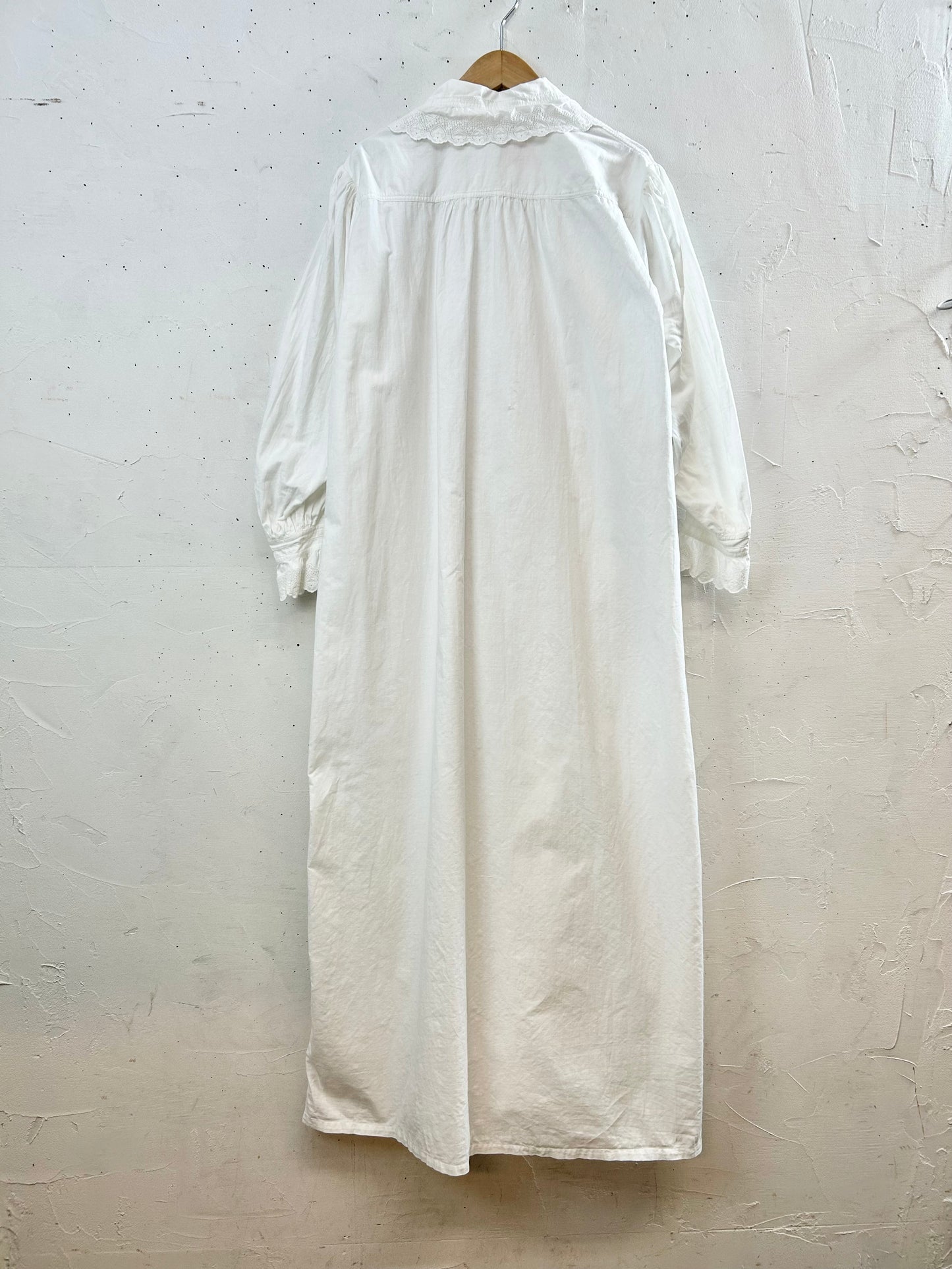 '40s-'50s Vintage White Dress [C29791]