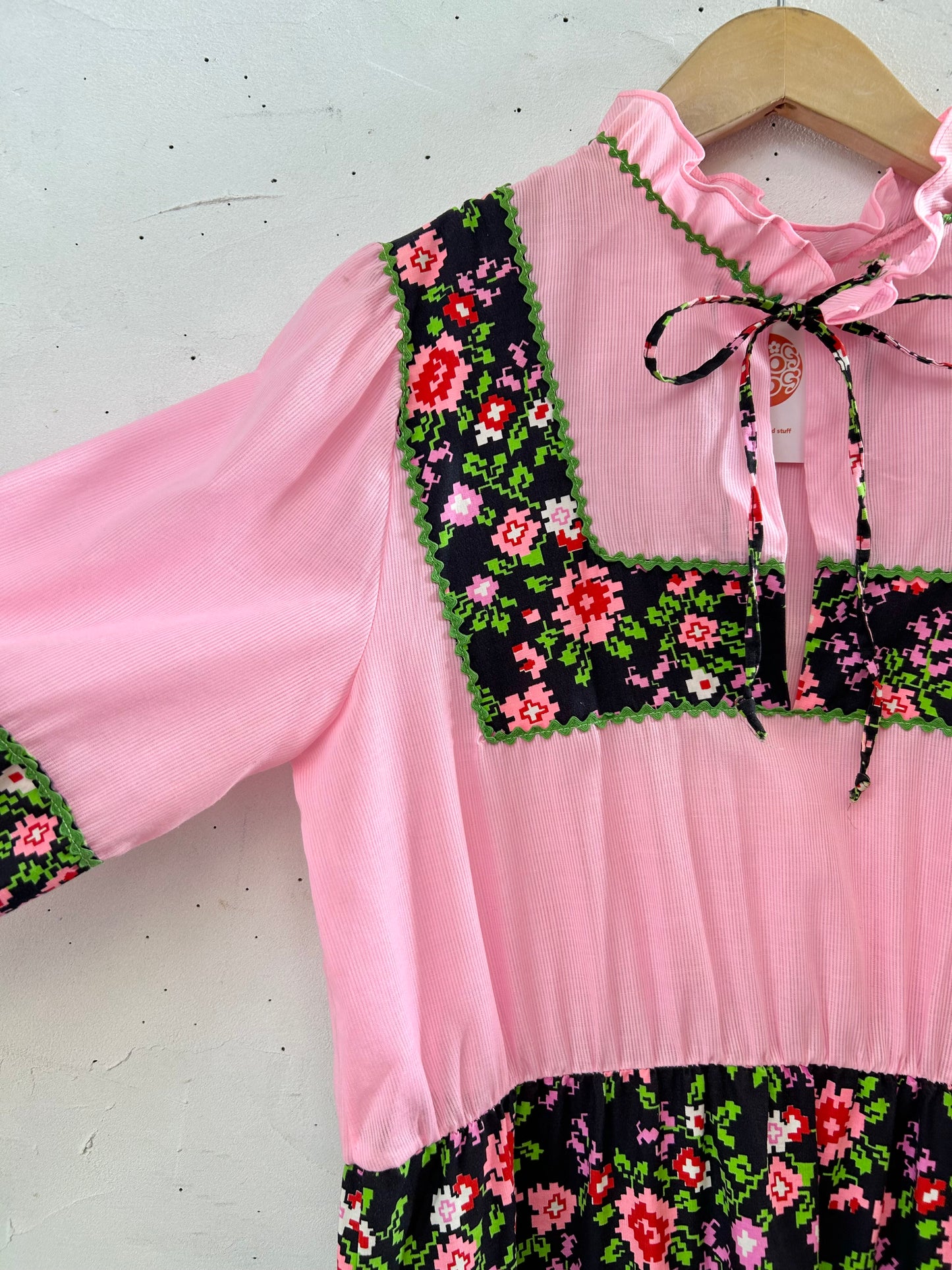 '70s Vintage Dress [J28692]