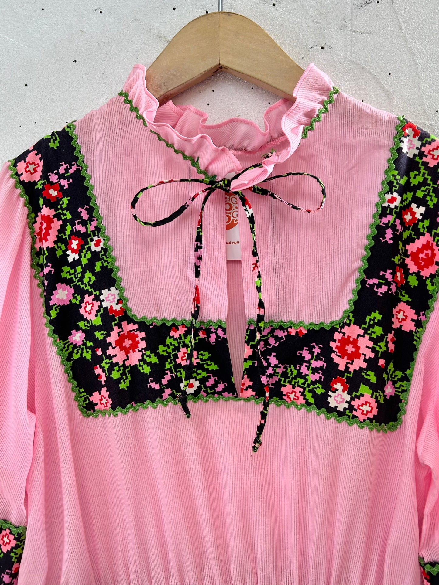 '70s Vintage Dress [J28692]