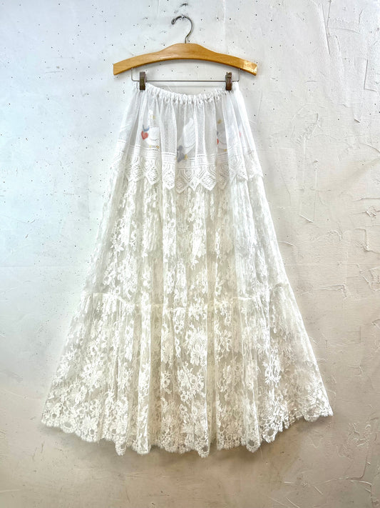 Vintage Lace Skirt 〜Amy Nina〜 [G30649]