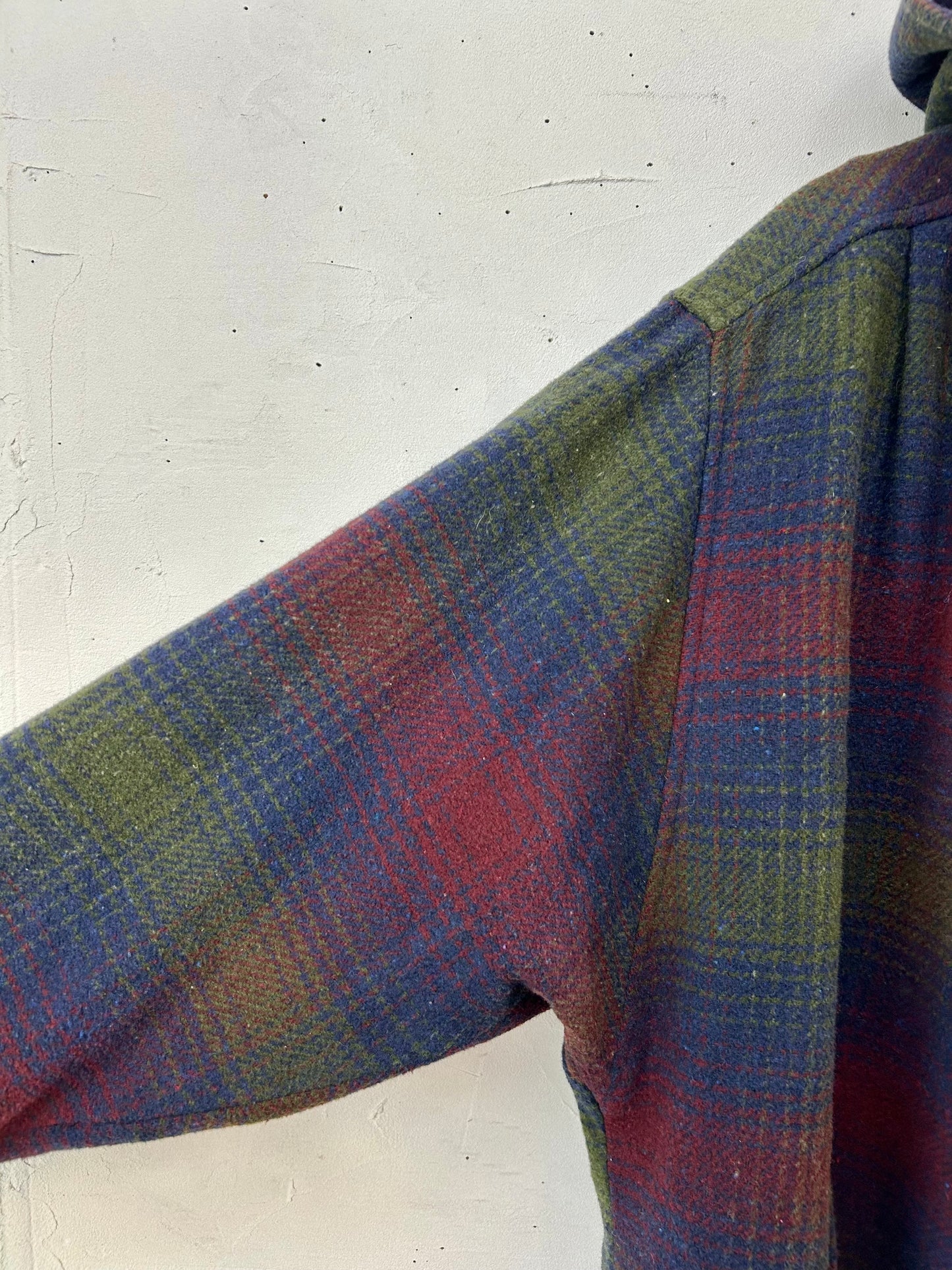 Vintage Plaid Coat [J28688]