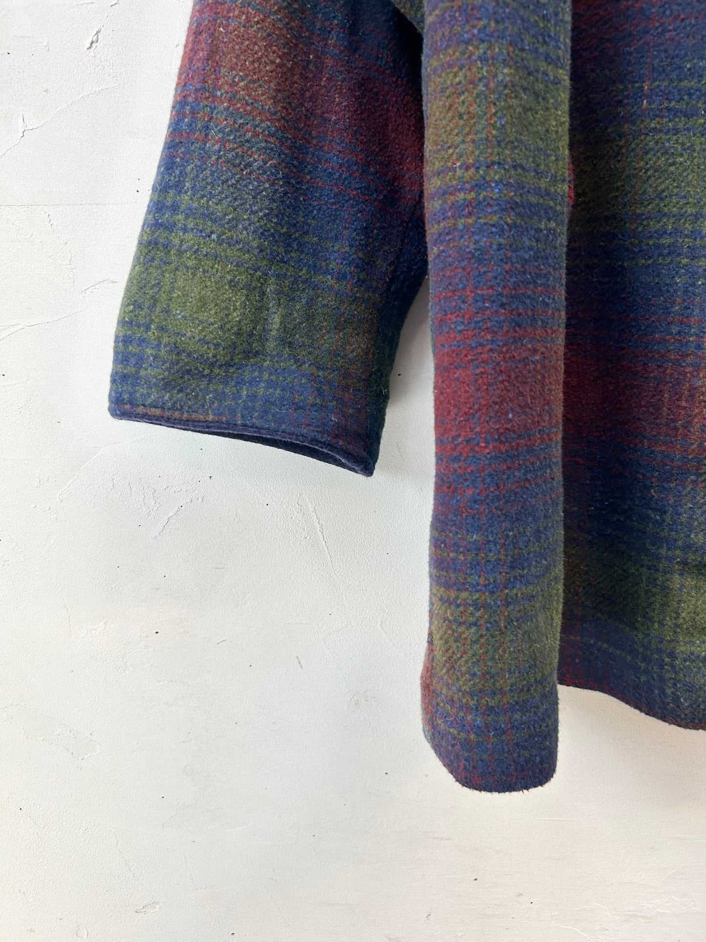 Vintage Plaid Coat [J28688]