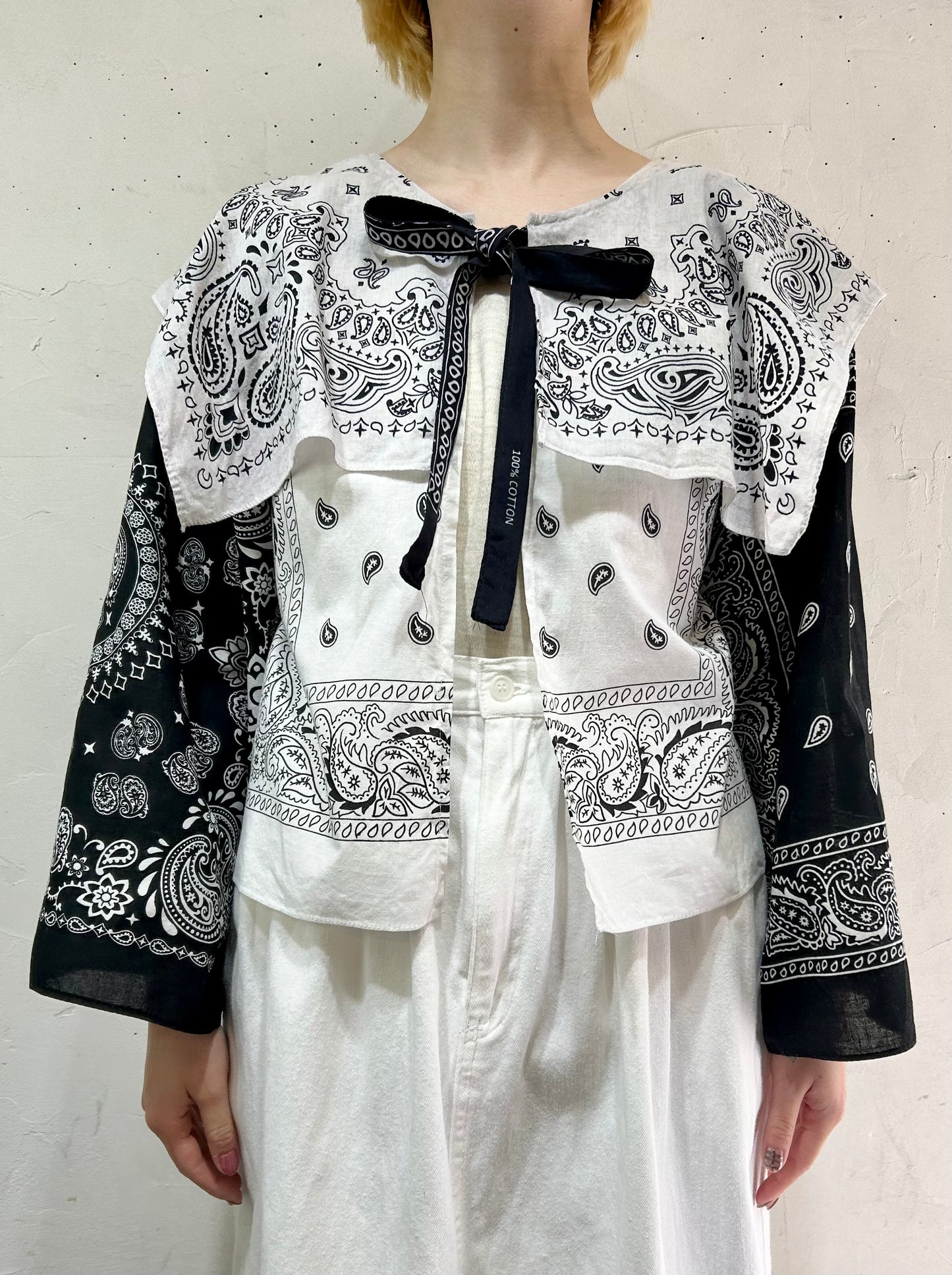 Vintage Bandana Patchwork Tops 〜Amy Nina〜[C26578]