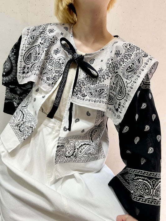 Vintage Bandana Patchwork Tops 〜Amy Nina〜[C26578]