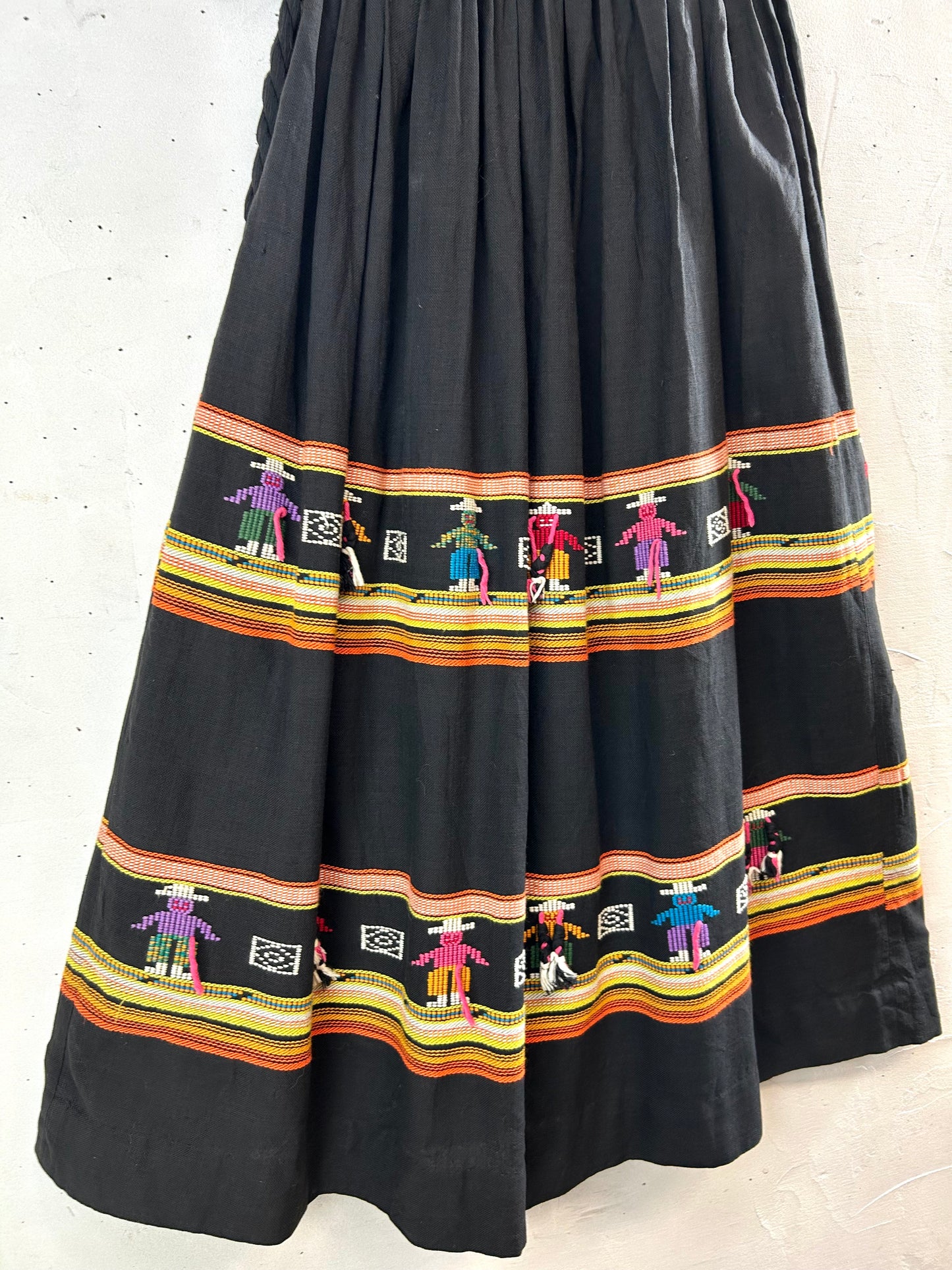 Vintage  Skirt MADE IN GUATEMALA[A29343]