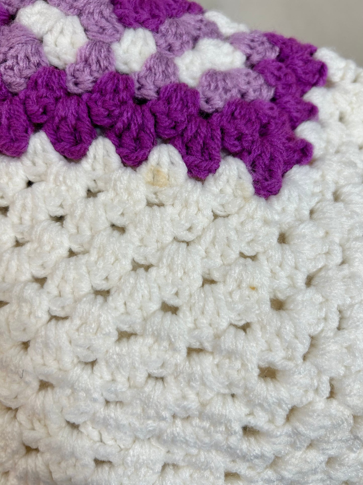 Vintage Granny Square Knit Cardigan [J28690]
