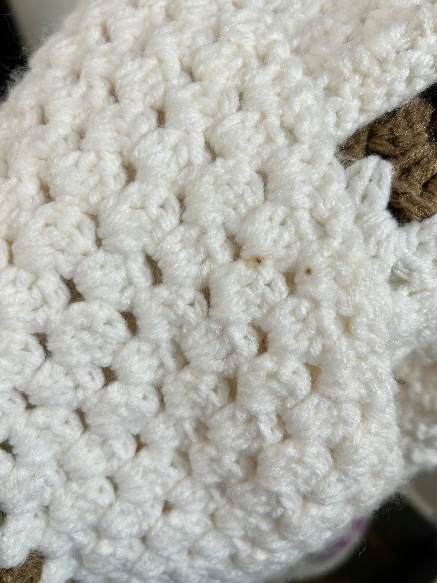 Vintage Granny Square Knit Cardigan [J28690]