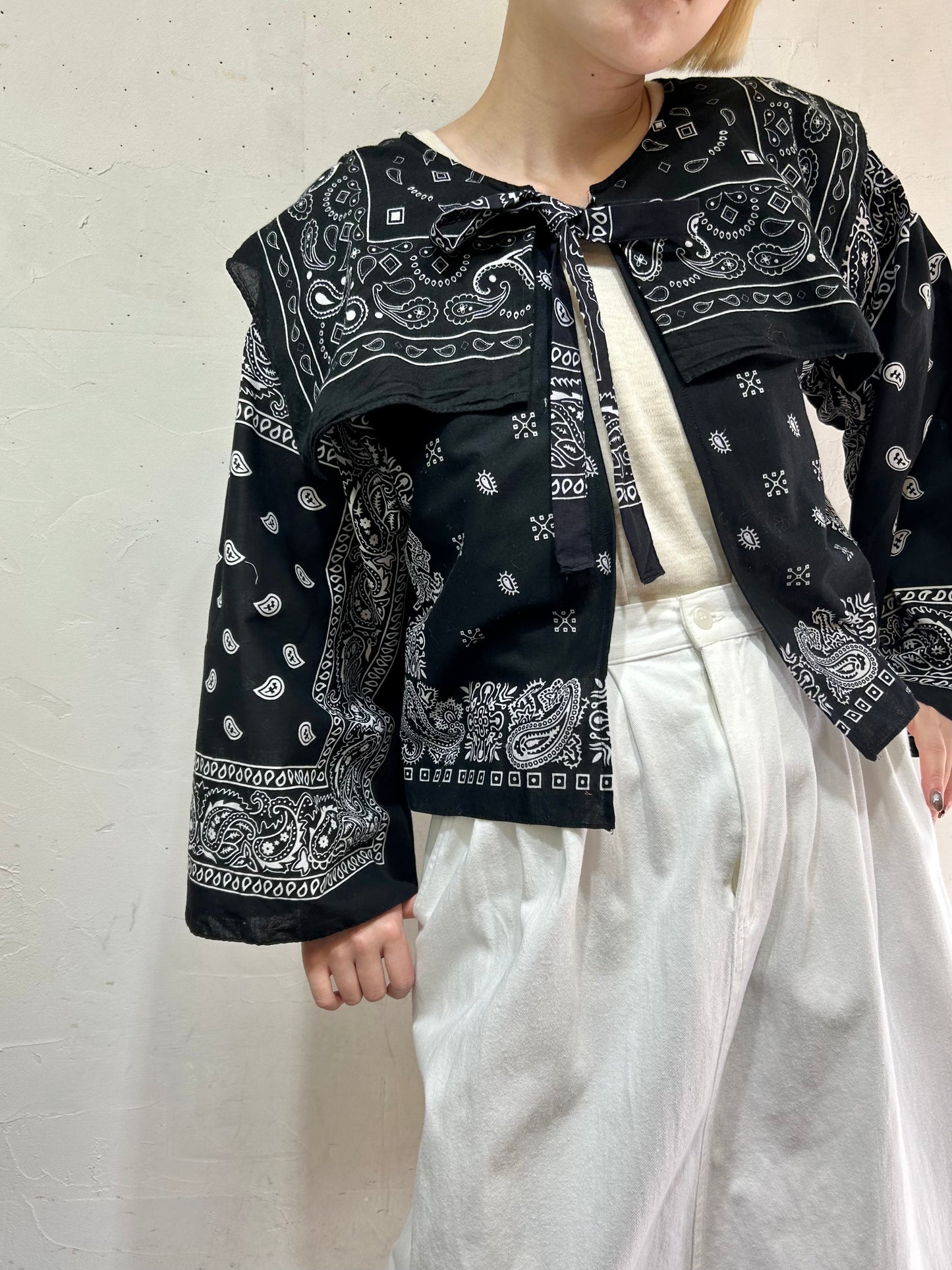 Vintage Bandana Patchwork Tops 〜Amy Nina〜[C26577]