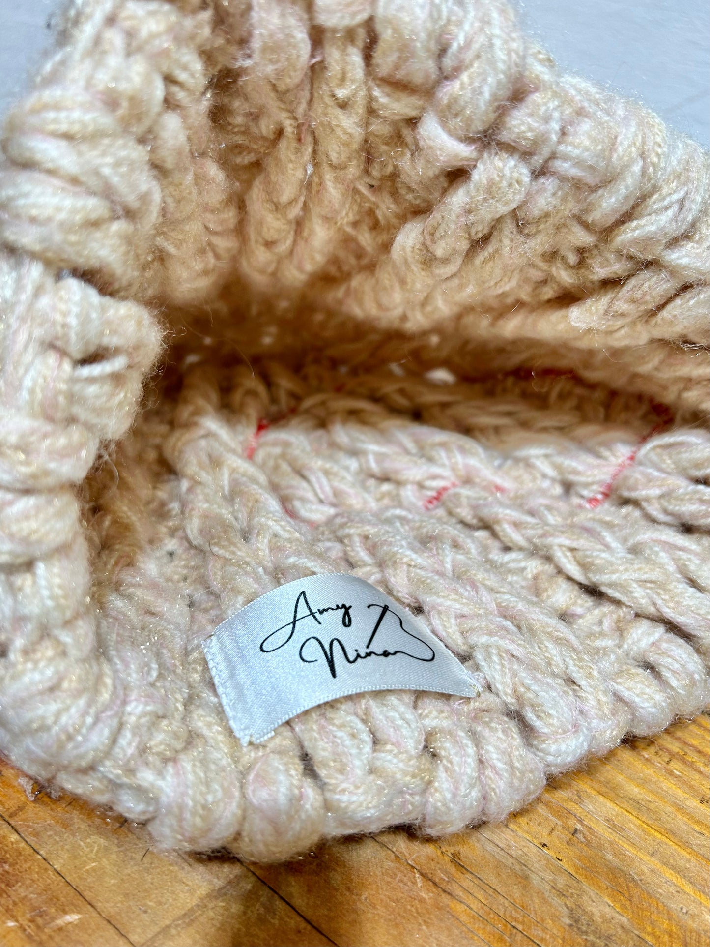 Vintage Bandana Patch Knit Cap 〜Amy Nina〜 [K25634]