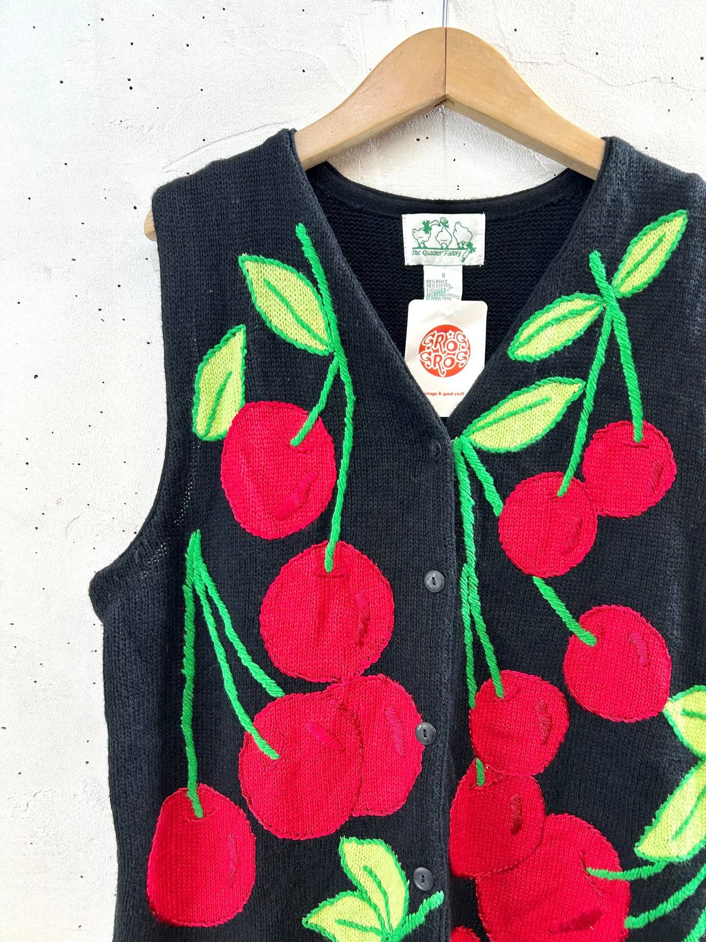 Vintage Hand Knit Vest [I28473]