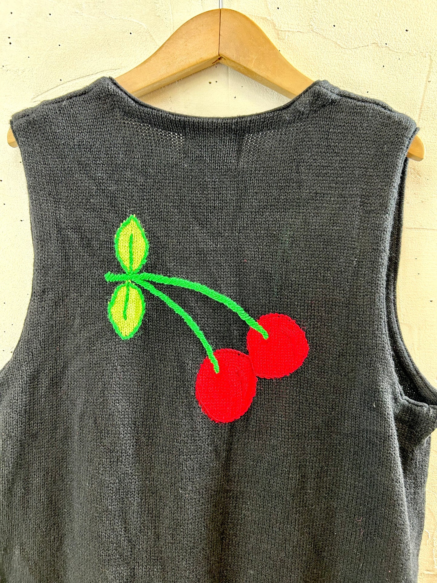 Vintage Hand Knit Vest [I28473]