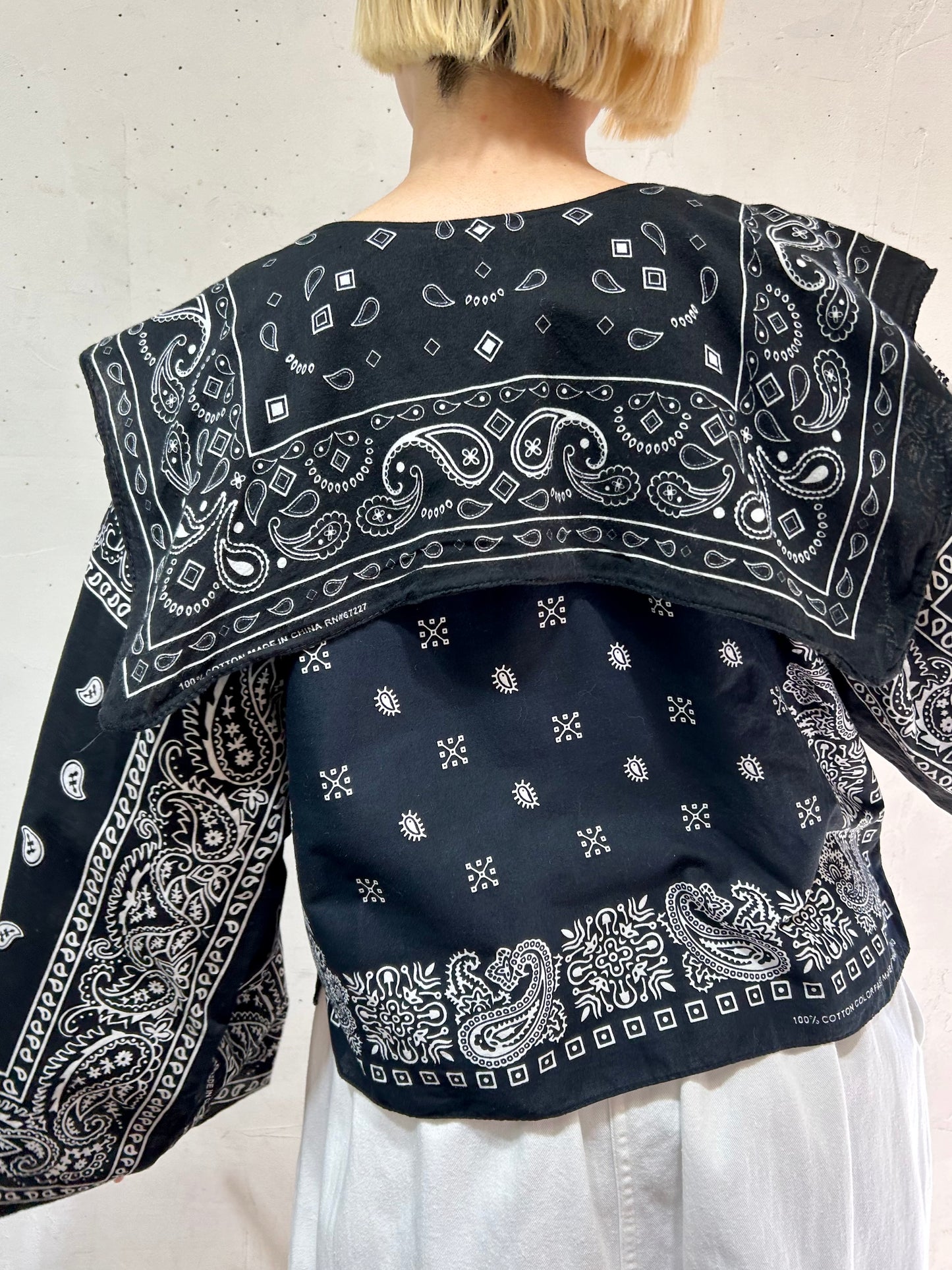 Vintage Bandana Patchwork Tops 〜Amy Nina〜[C26577]