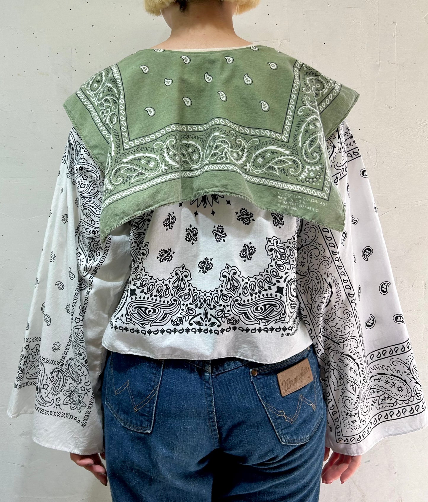 Vintage Bandana Patchwork Tops 〜Amy Nina〜[C26574]