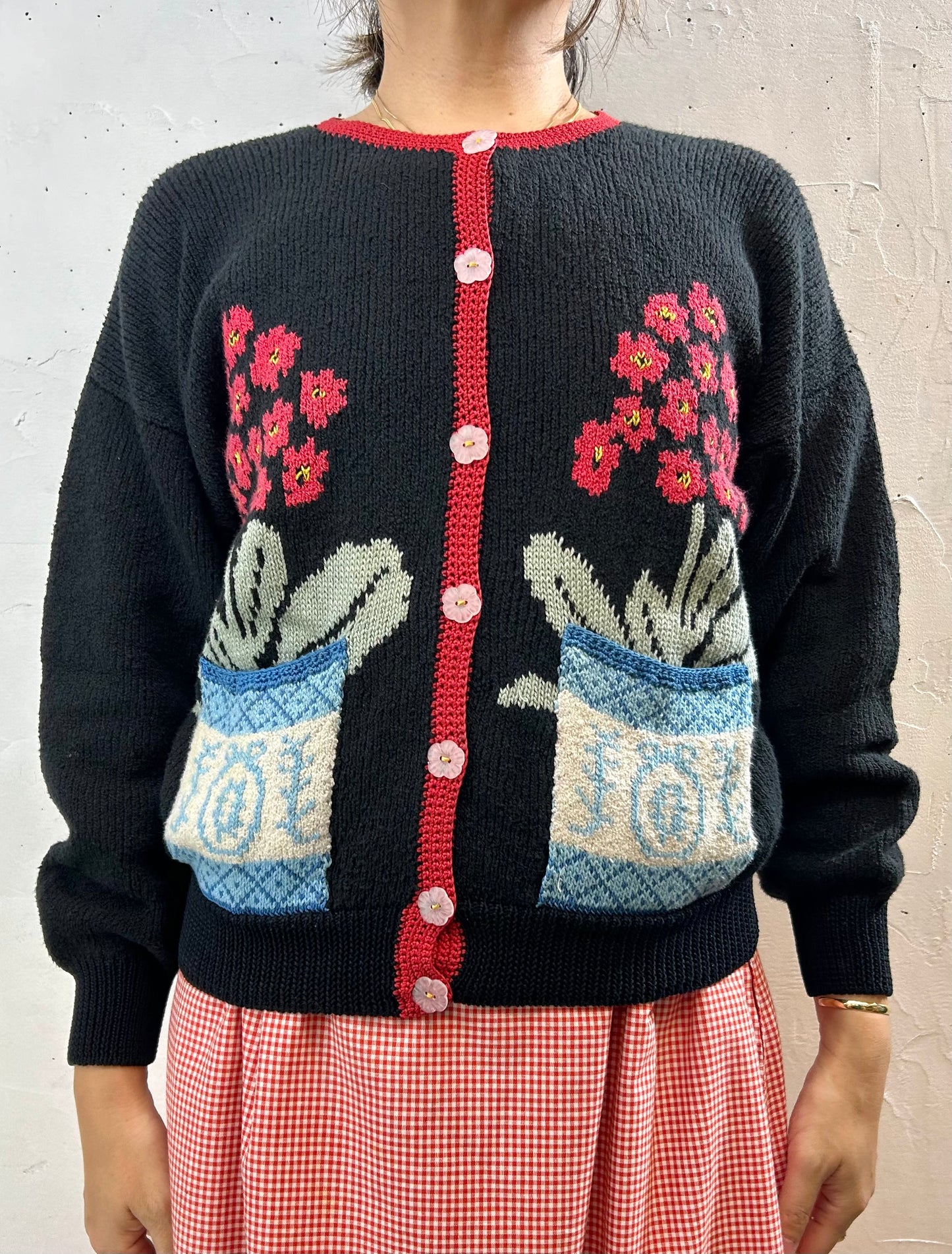 Vintage Knit Cardigan [I28472]