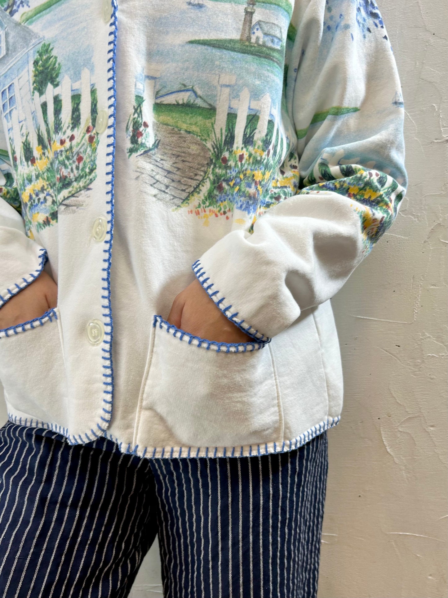 Vintage Sweat Cardigan MADE IN USA [H28254]