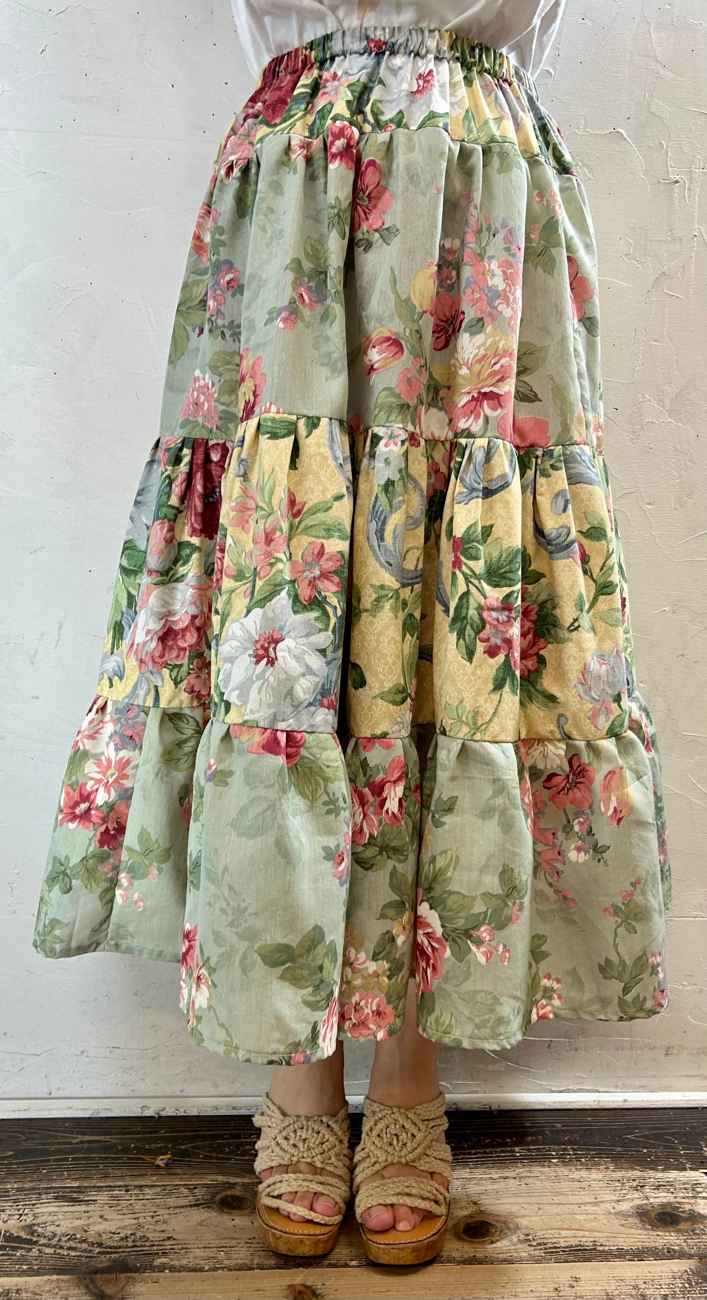 Vintage Tiered Skirt [G27918]