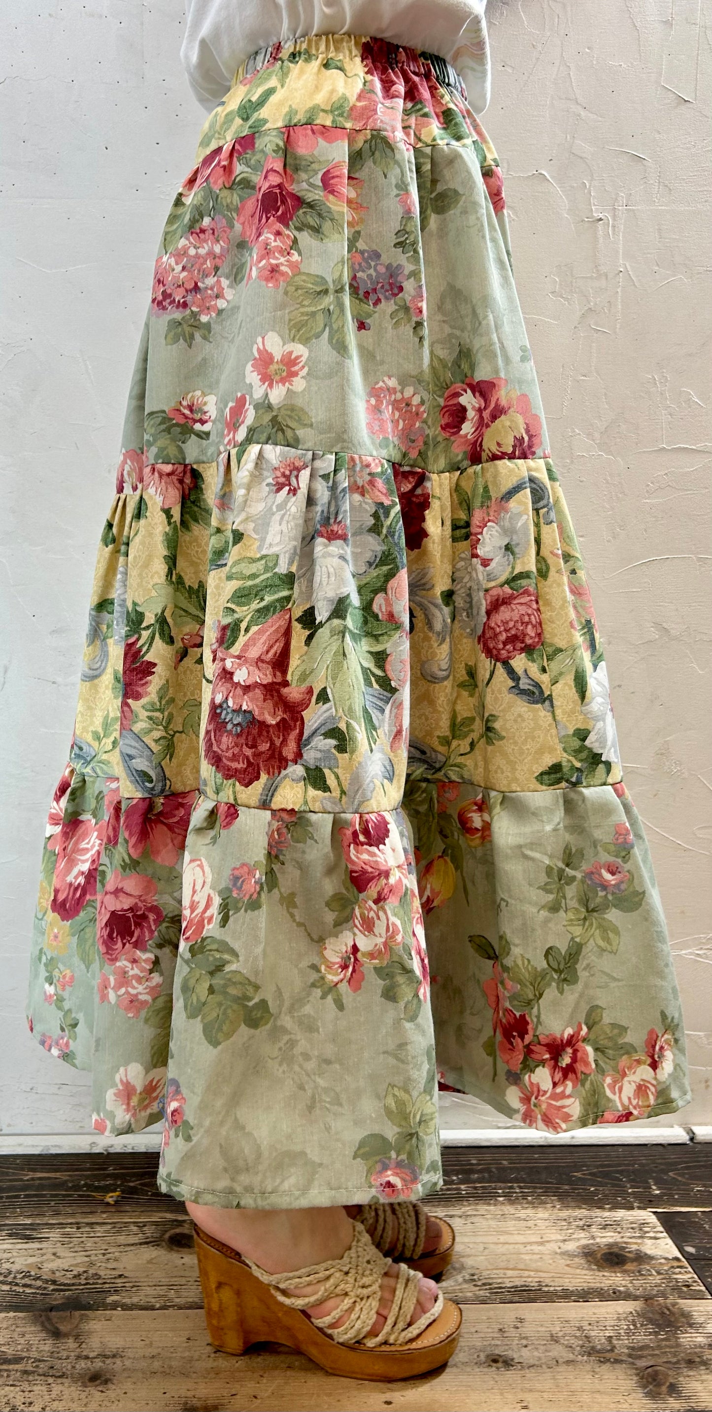 Vintage Tiered Skirt [G27918]