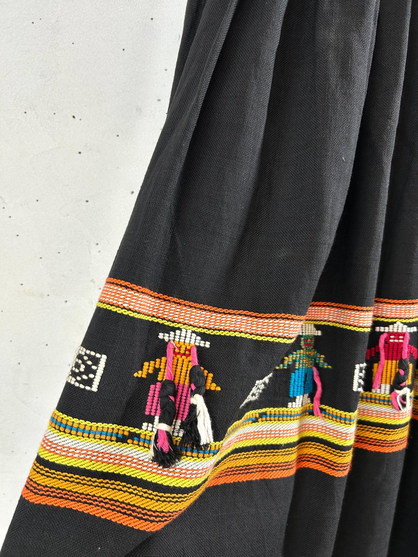 Vintage  Skirt MADE IN GUATEMALA[A29343]