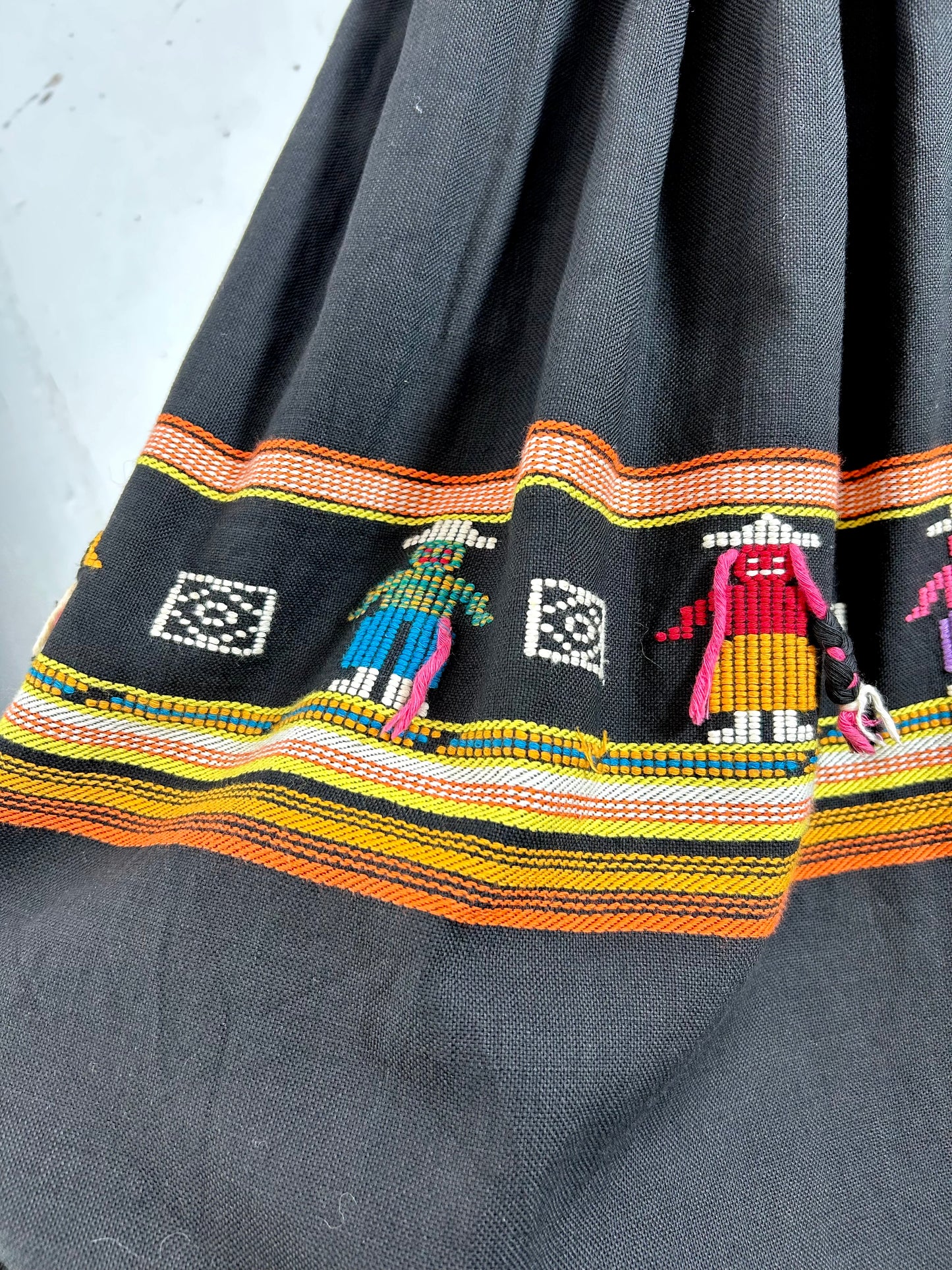 Vintage  Skirt MADE IN GUATEMALA[A29343]