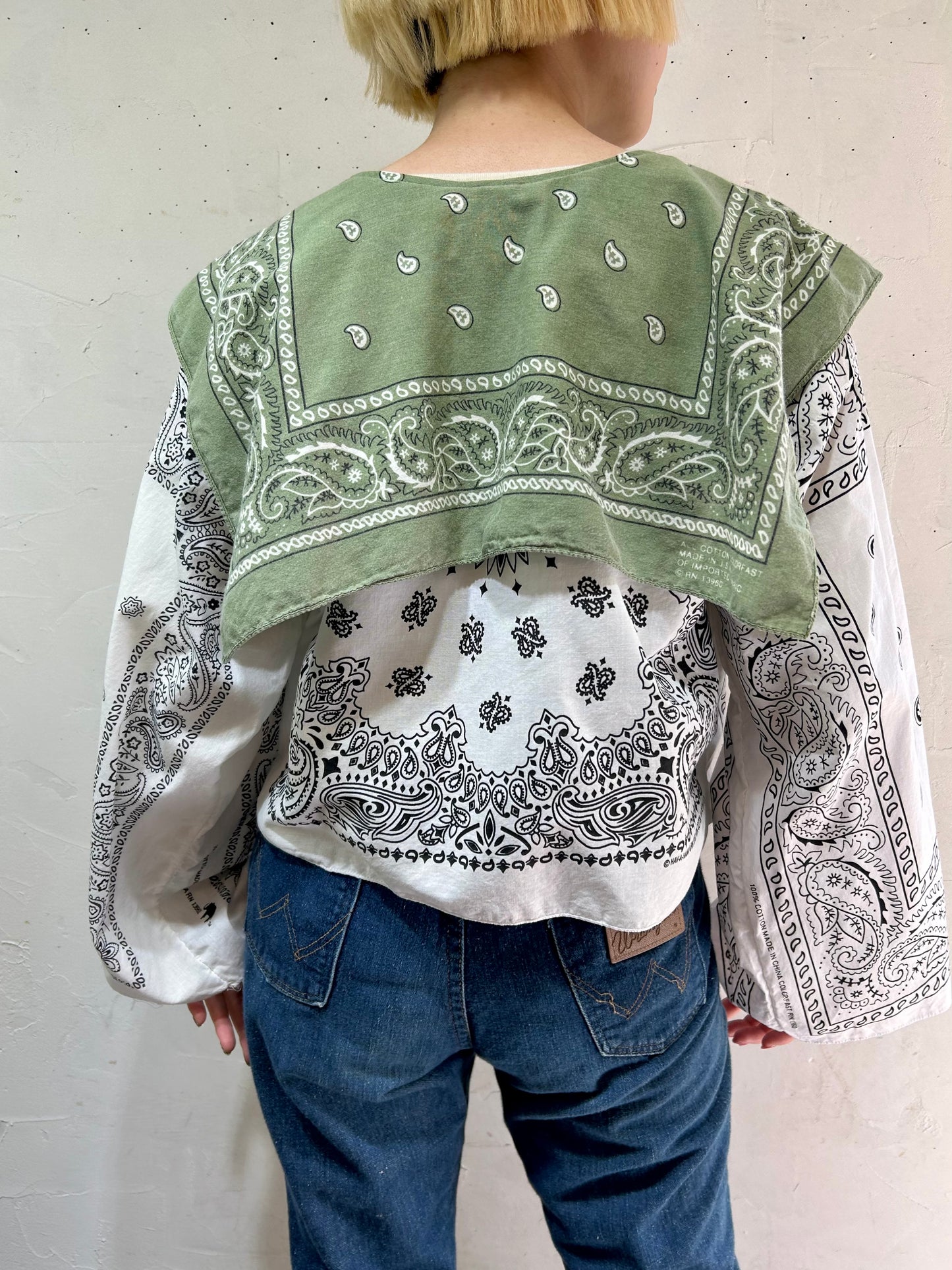 Vintage Bandana Patchwork Tops 〜Amy Nina〜[C26574]