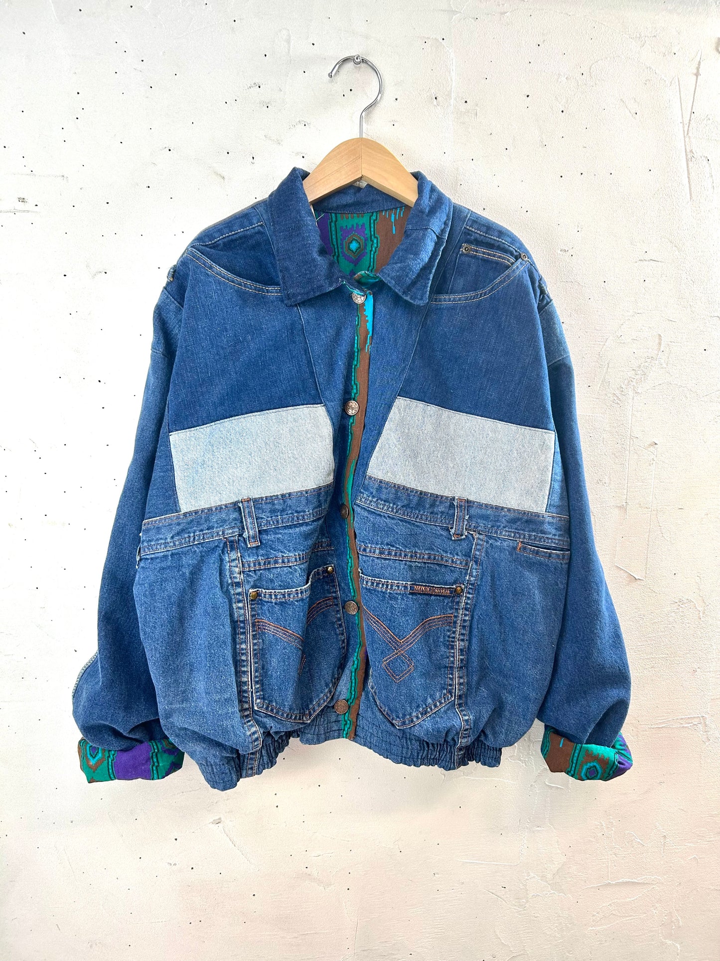 Vintage Custom Denim Jacket [A29358]