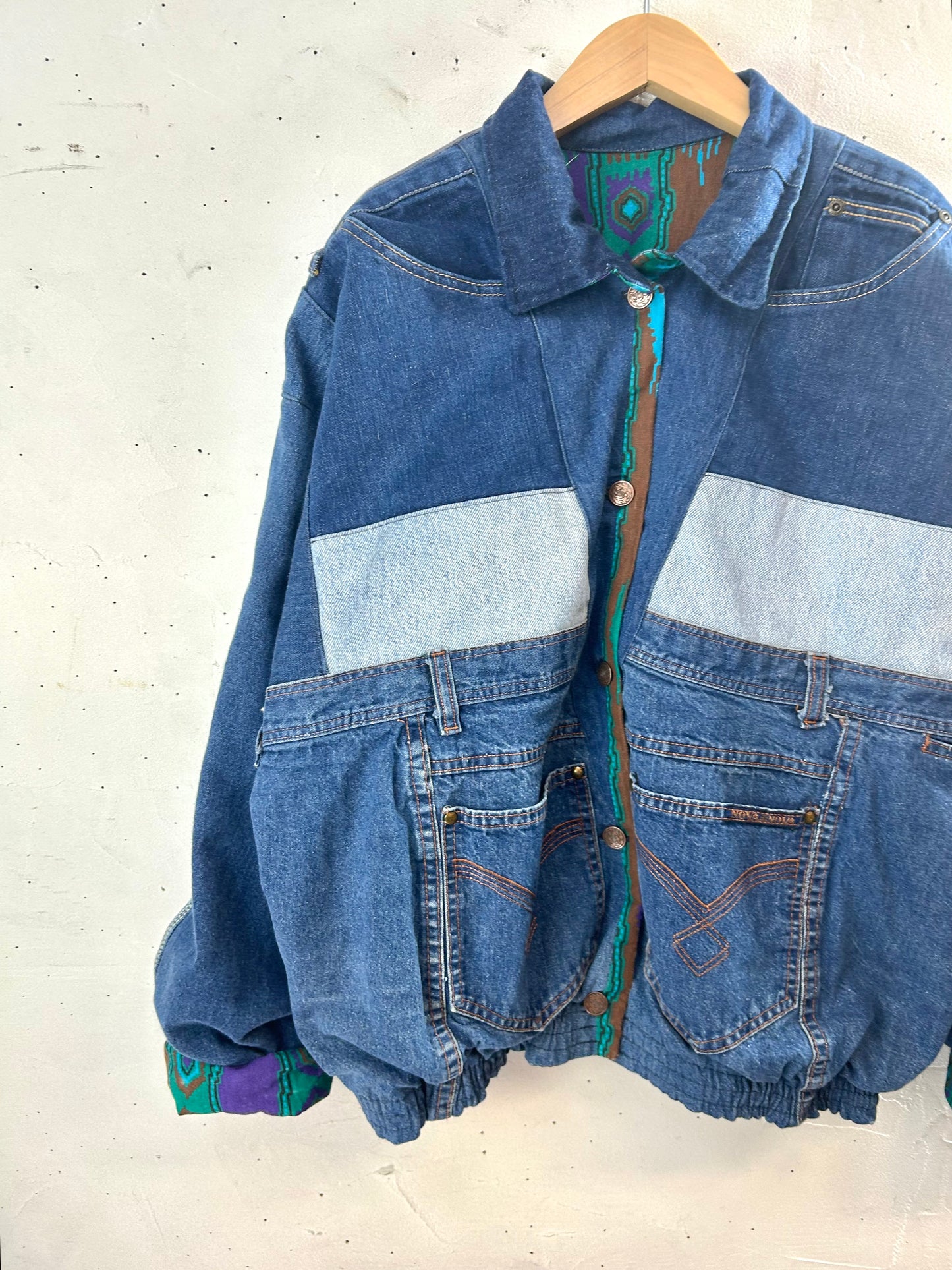 Vintage Custom Denim Jacket [A29358]