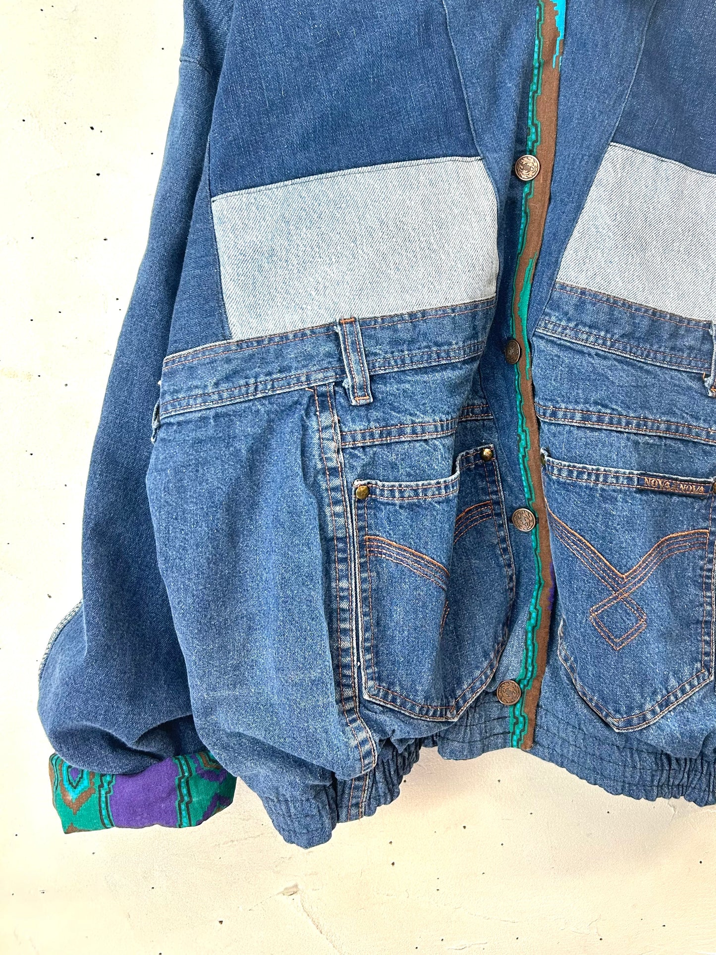 Vintage Custom Denim Jacket [A29358]