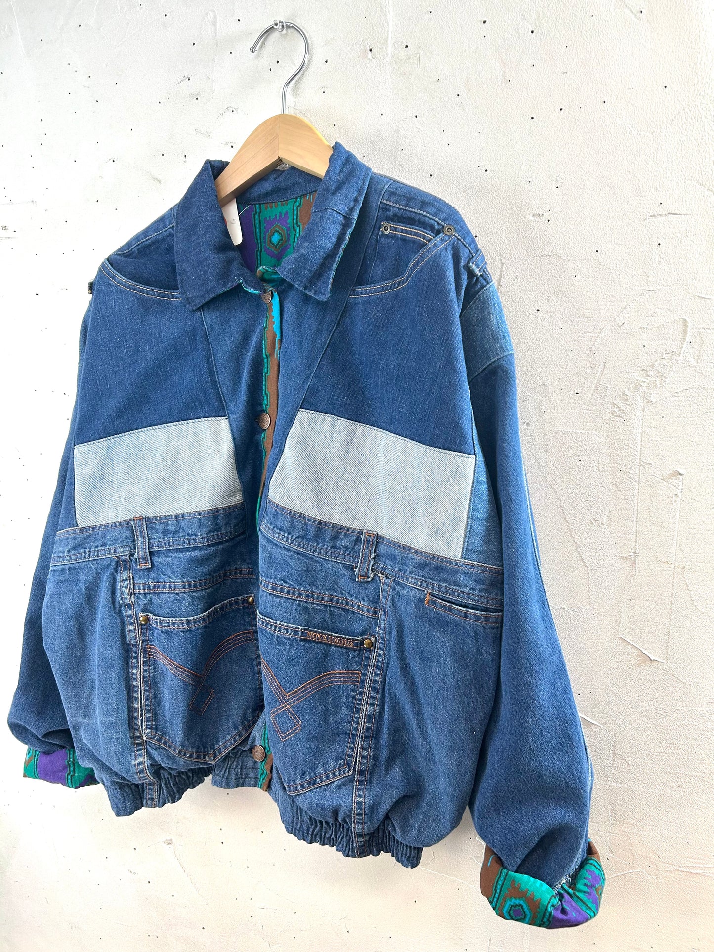 Vintage Custom Denim Jacket [A29358]