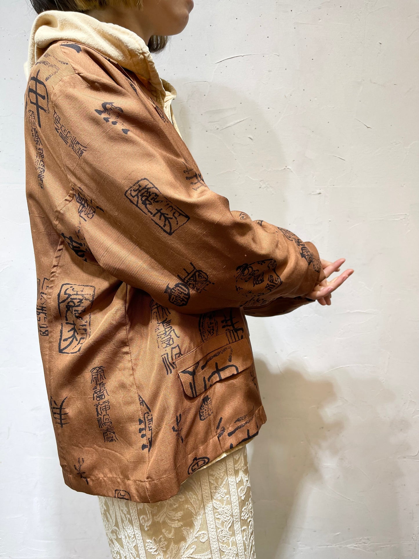 Vintage Silk Jacket 〜CHICO’S〜 [A26050]