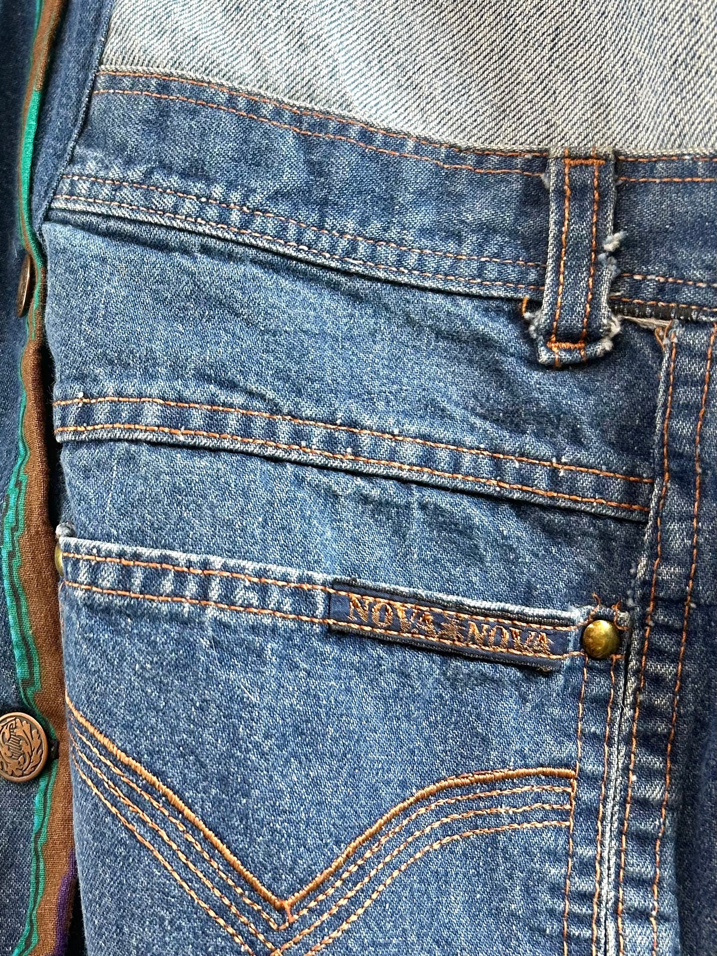 Vintage Custom Denim Jacket [A29358]