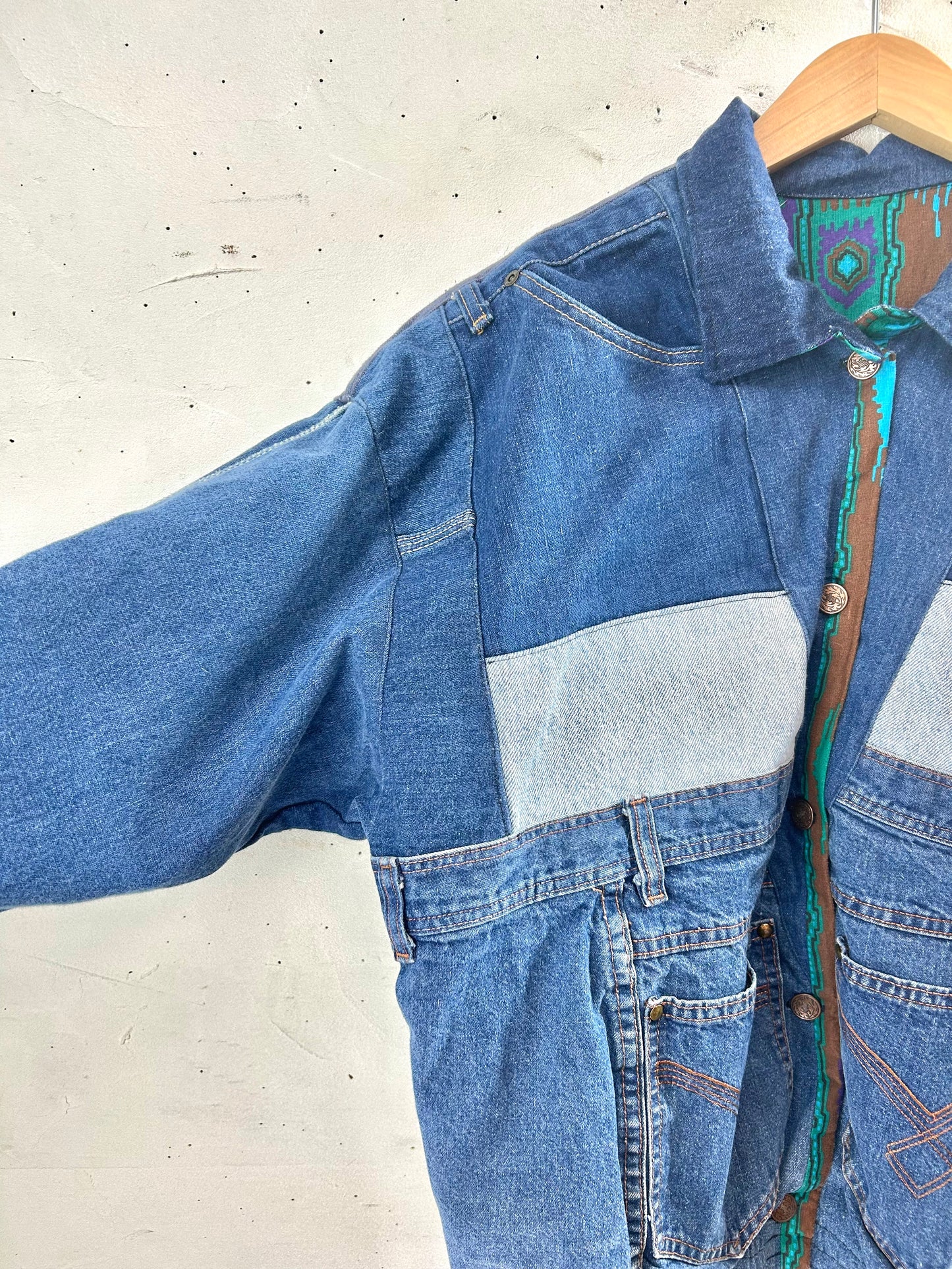 Vintage Custom Denim Jacket [A29358]
